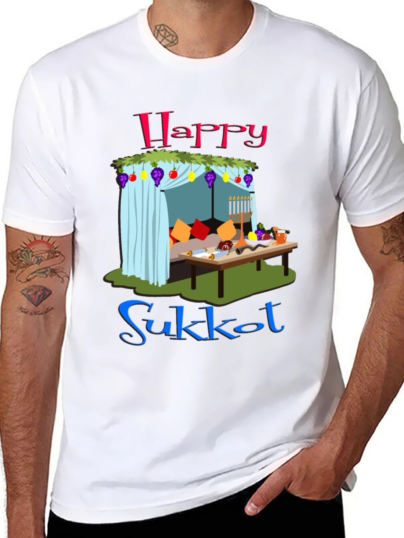 Happy Sukkot T-Shirt Holiday Tee