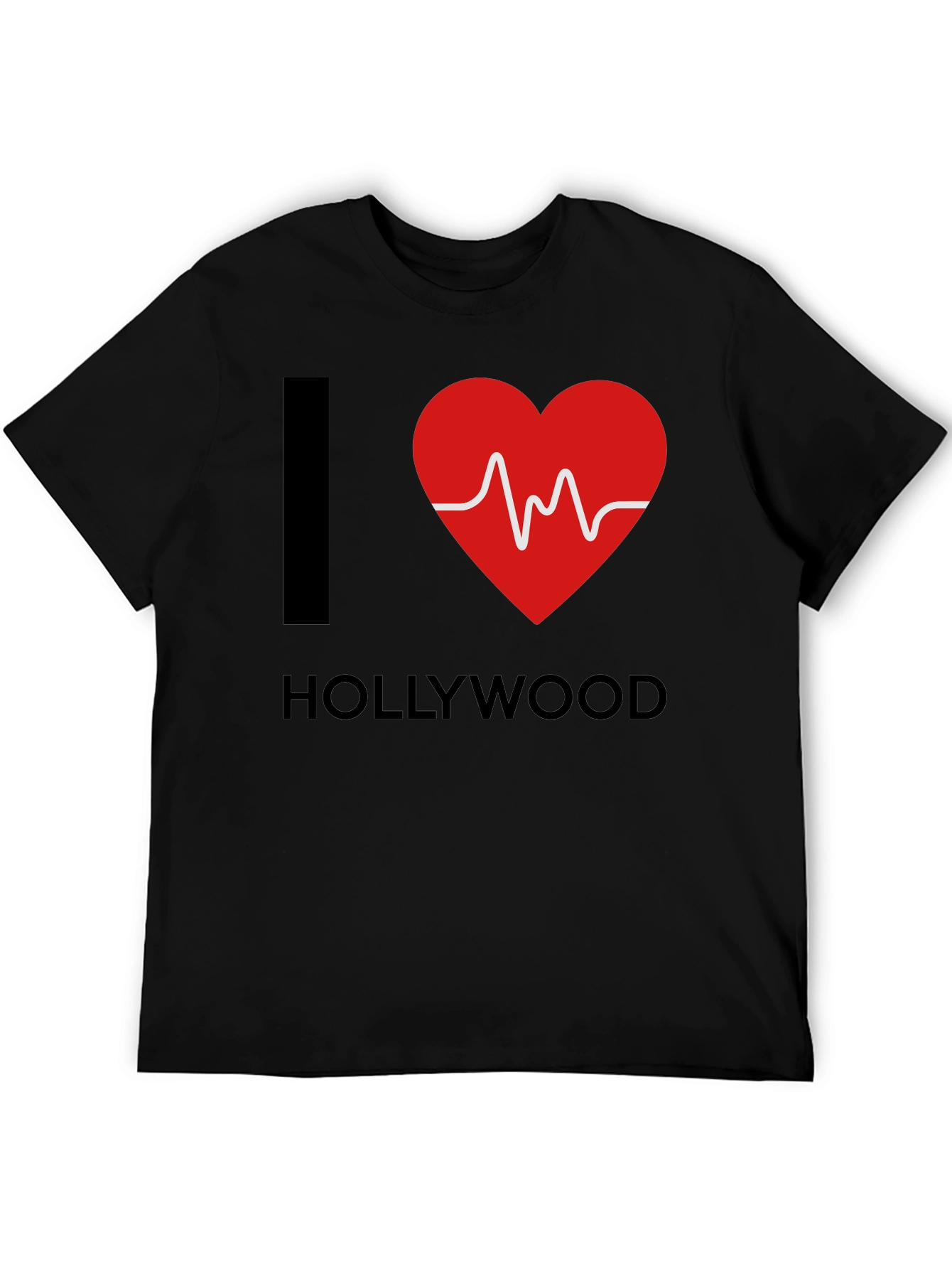 I Heart Hollywood T-Shirt - ECG Red Heart Design