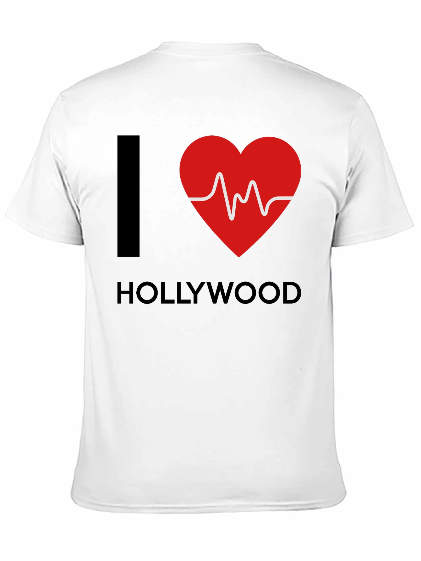 I Heart Hollywood T-Shirt - ECG Red Heart Design