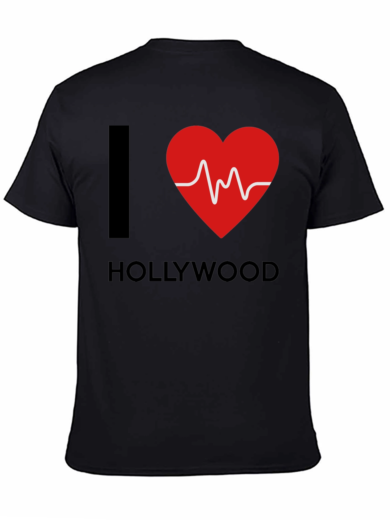 I Heart Hollywood T-Shirt - ECG Red Heart Design