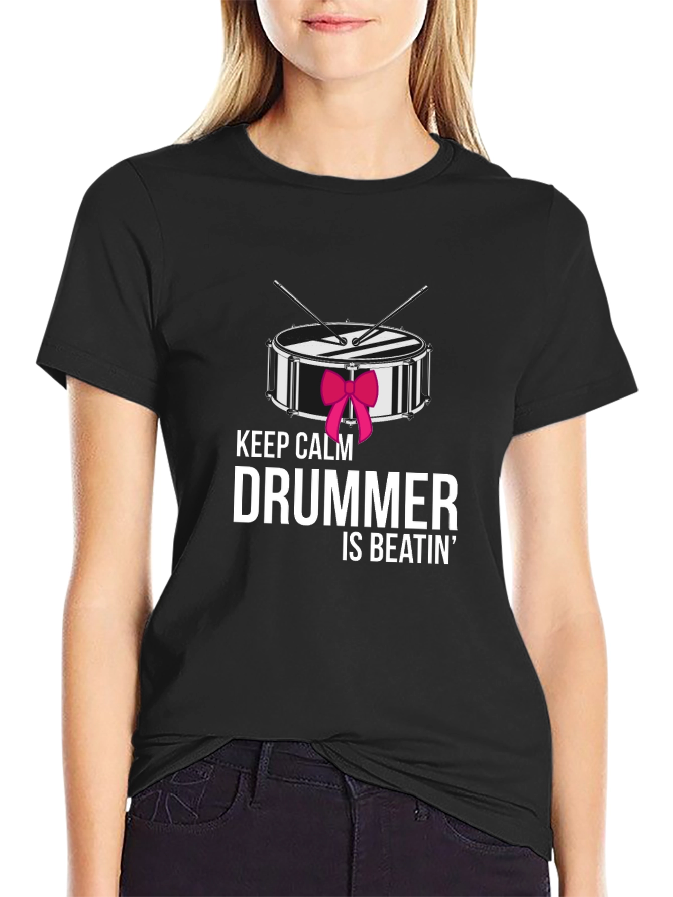 Keep Calm Drummer Is Beatin T-Shirt