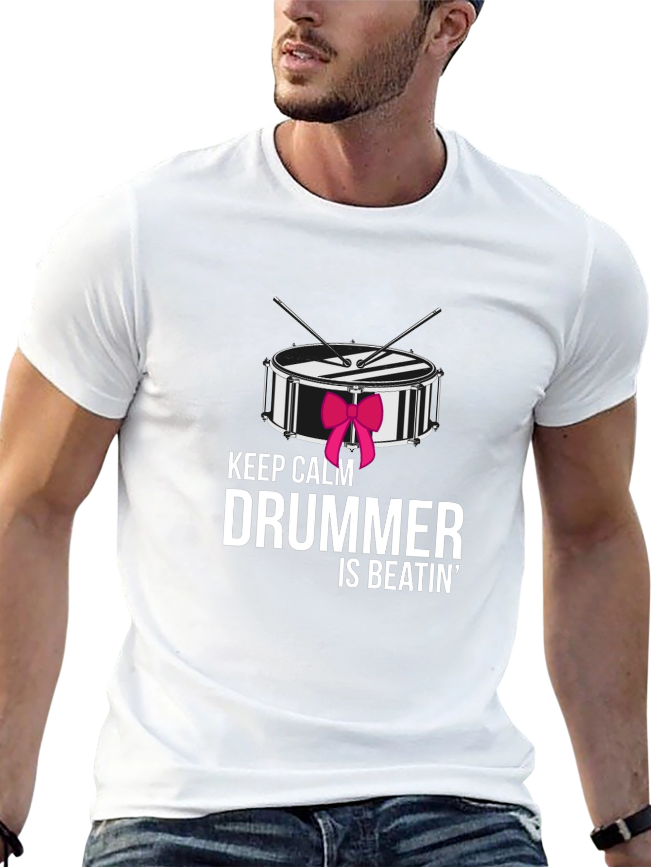 Keep Calm Drummer Is Beatin T-Shirt