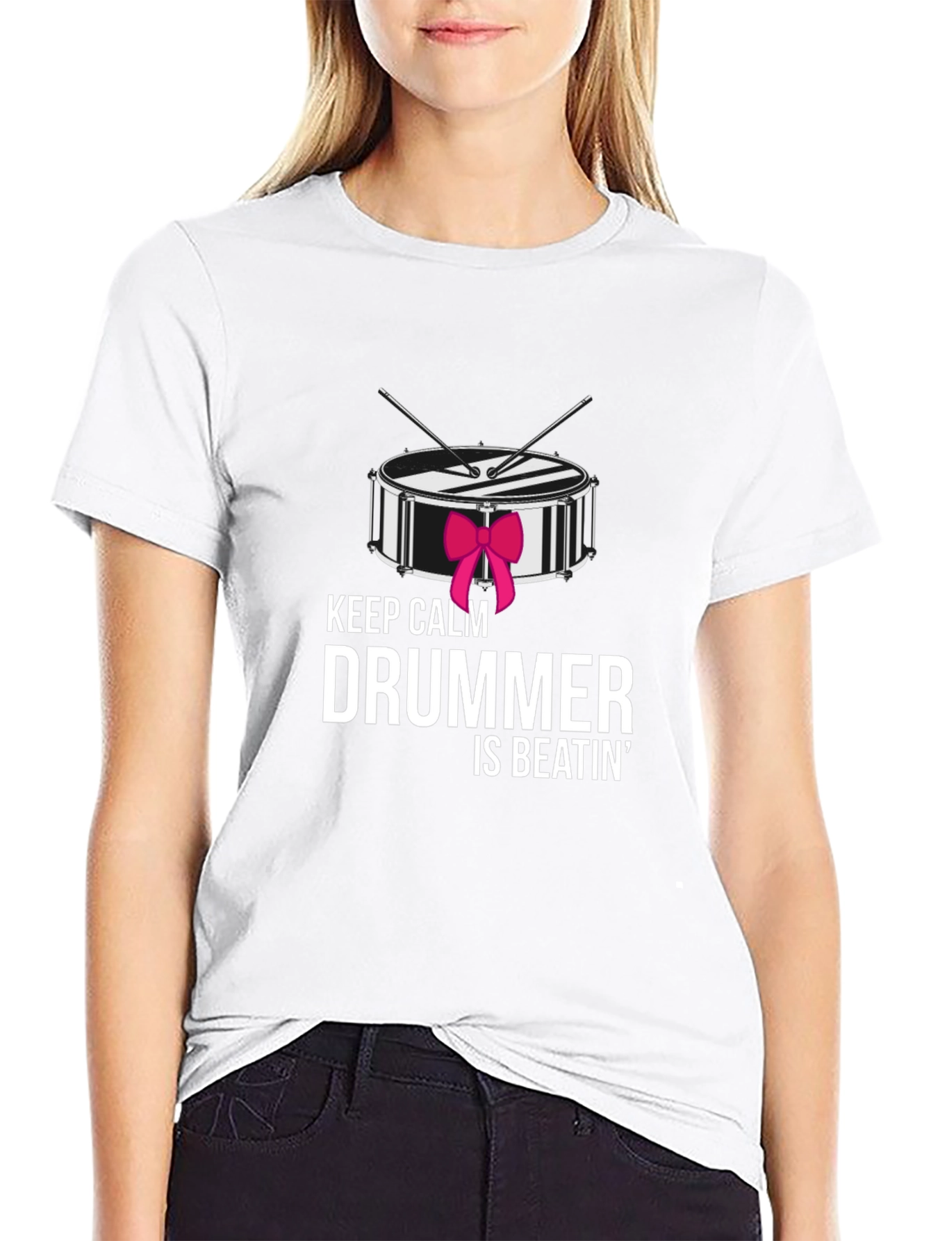 Keep Calm Drummer Is Beatin T-Shirt