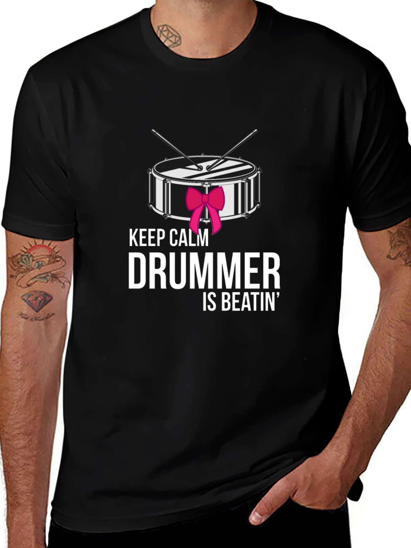 Keep Calm Drummer Is Beatin T-Shirt