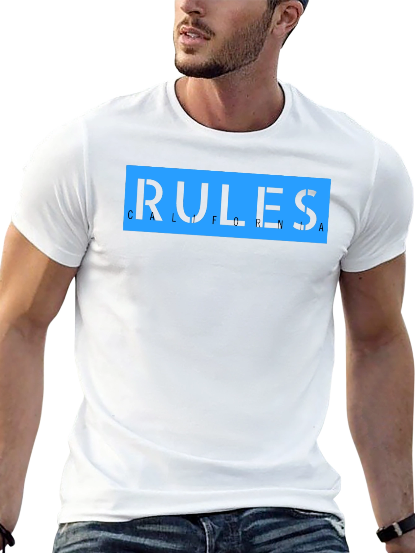 California Rules Graphic T-Shirt - Black