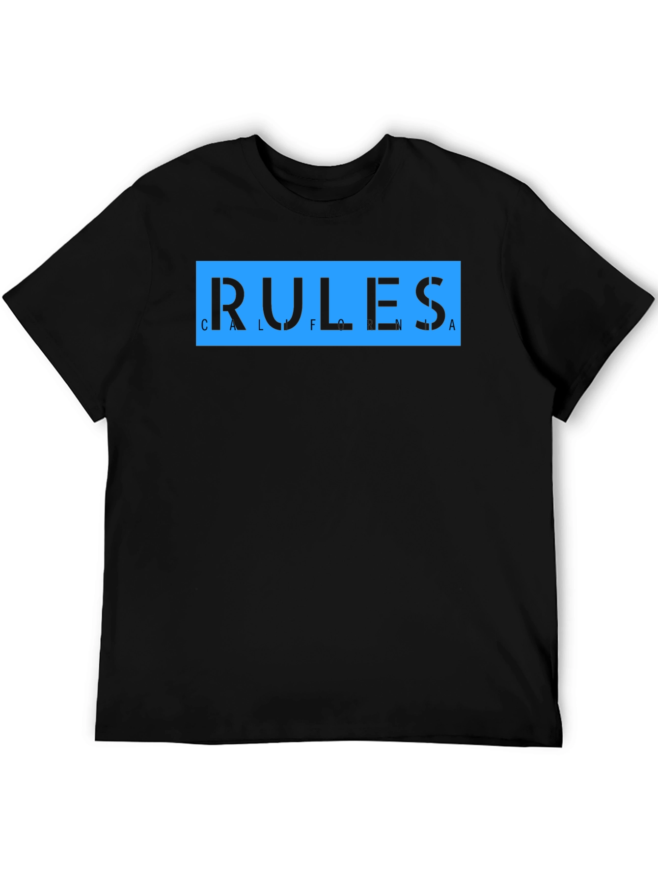 California Rules Graphic T-Shirt - Black