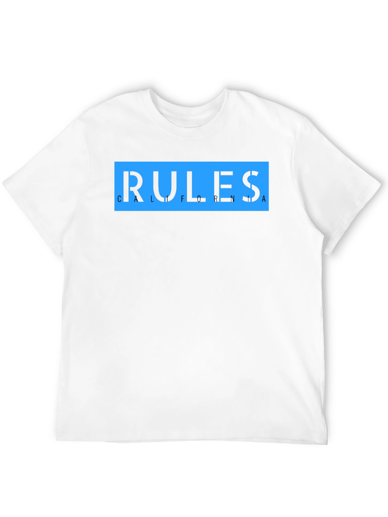 California Rules Graphic T-Shirt - Black