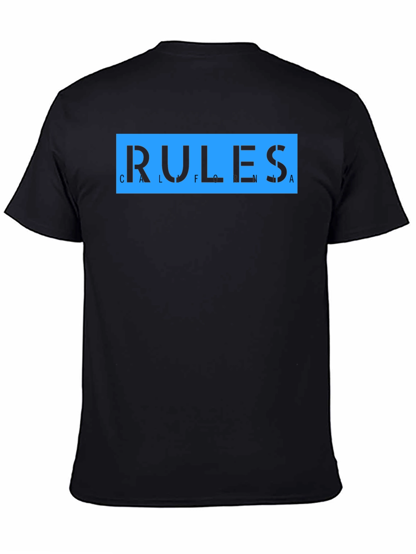 California Rules Graphic T-Shirt - Black