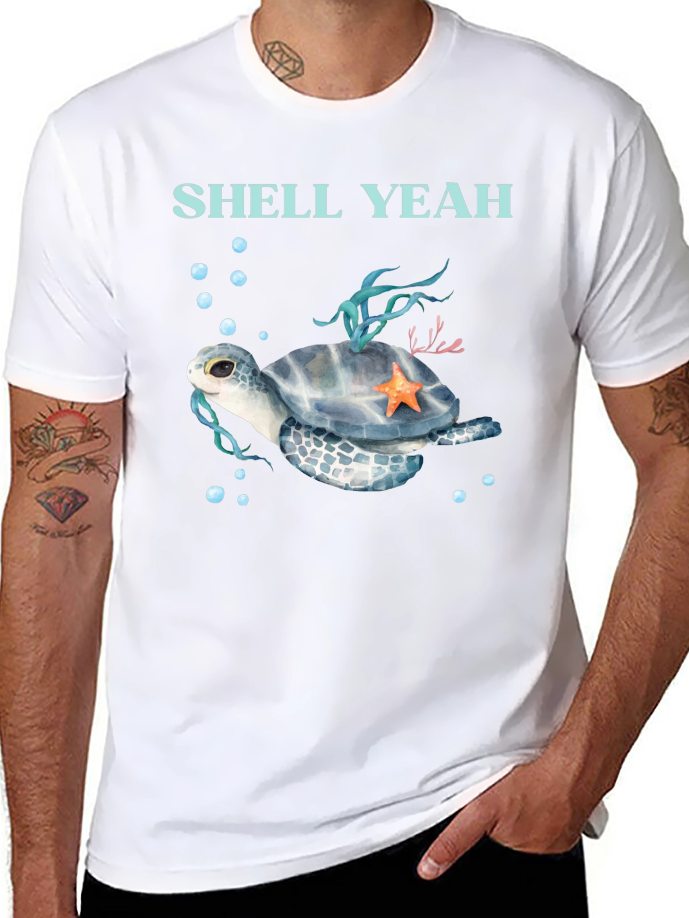 Shell Yeah Turtle Graphic Tee