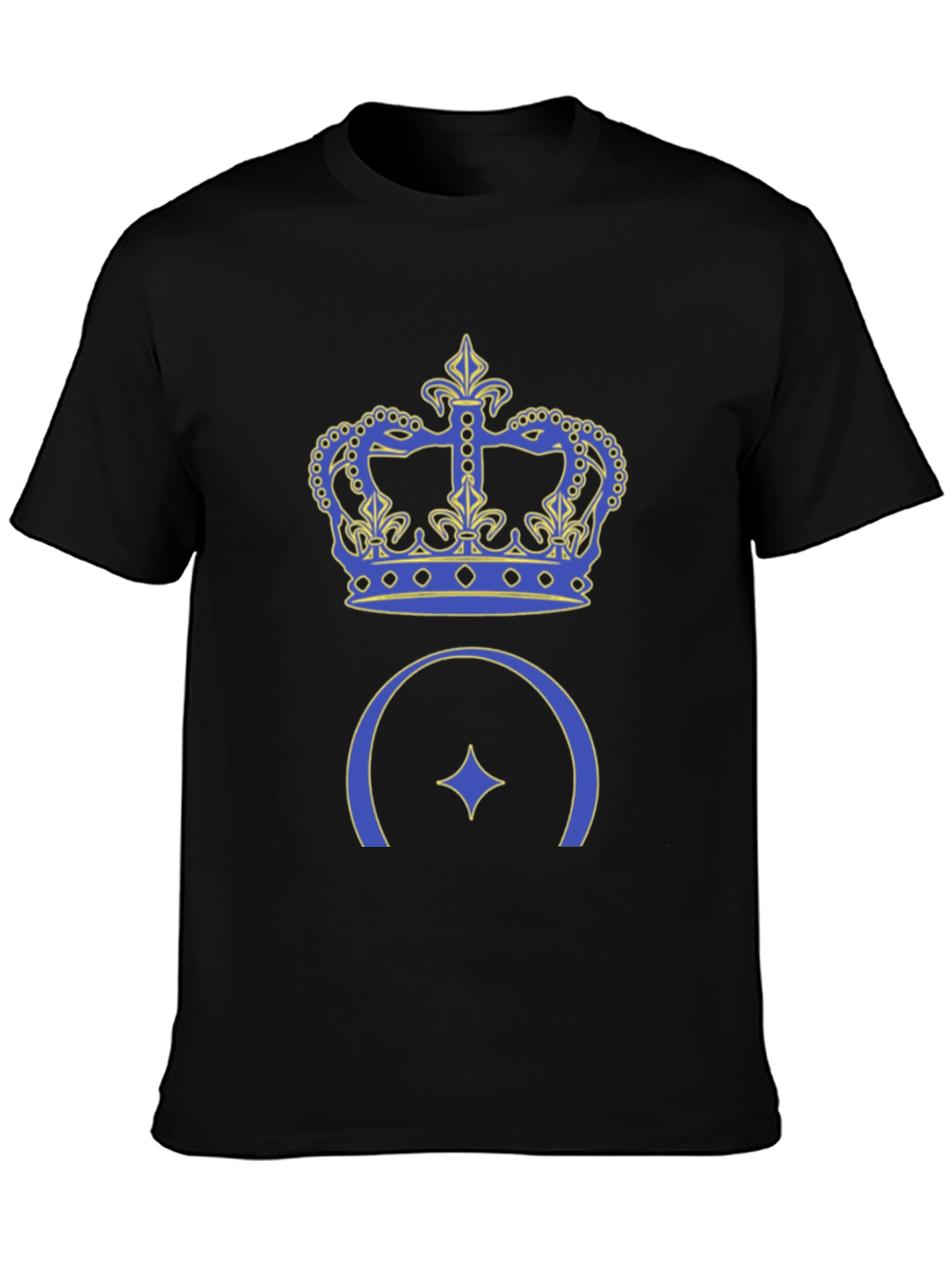 Crown & Star Graphic T-Shirt