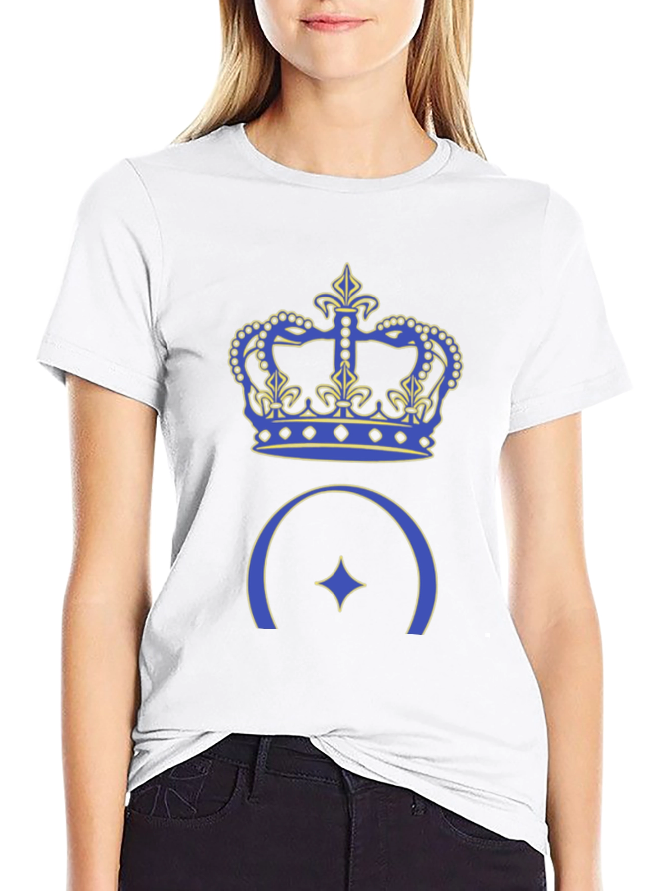 Crown & Star Graphic T-Shirt