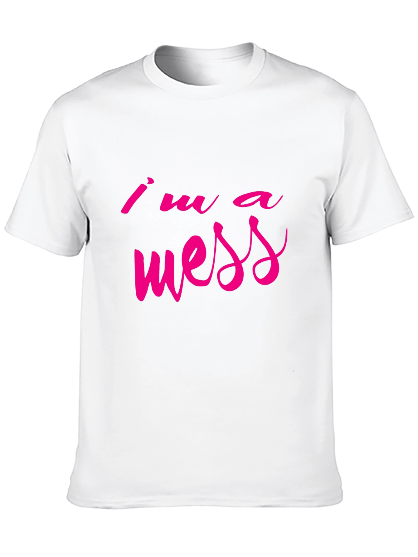 Im a Mess Graphic Tee - Casual Style