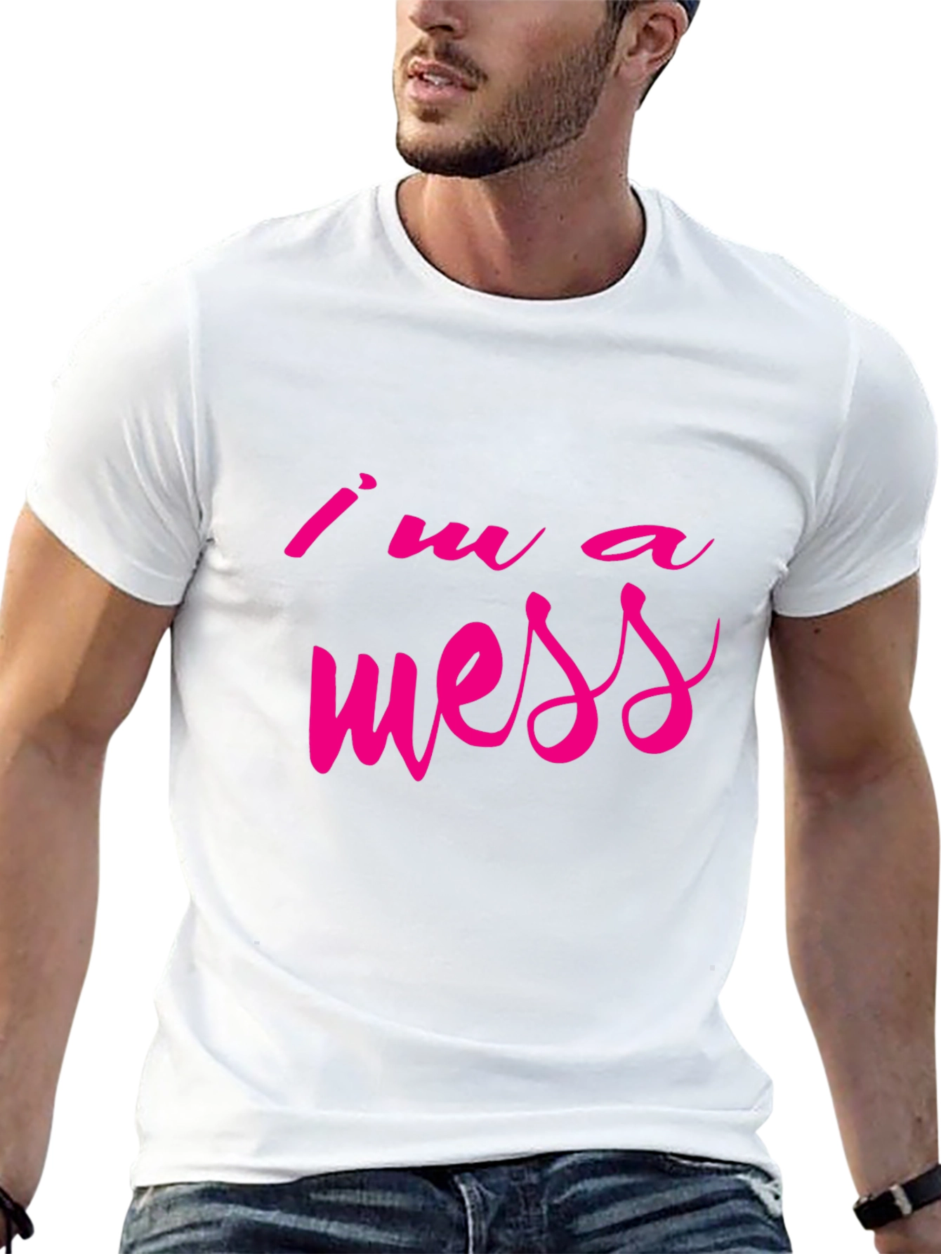 Im a Mess Graphic Tee - Casual Style