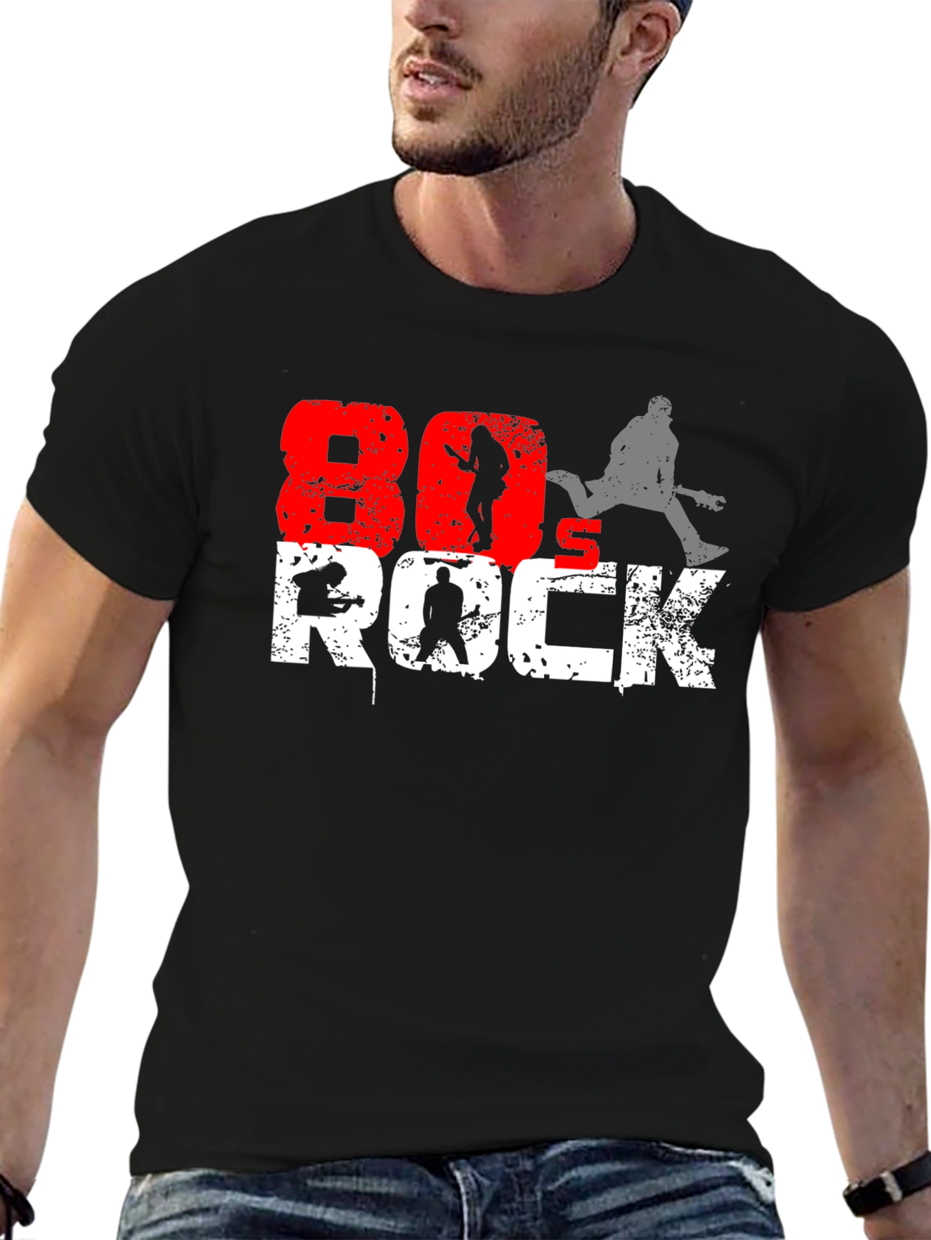 80s Rock Graphic T-Shirt - Retro Music Tee