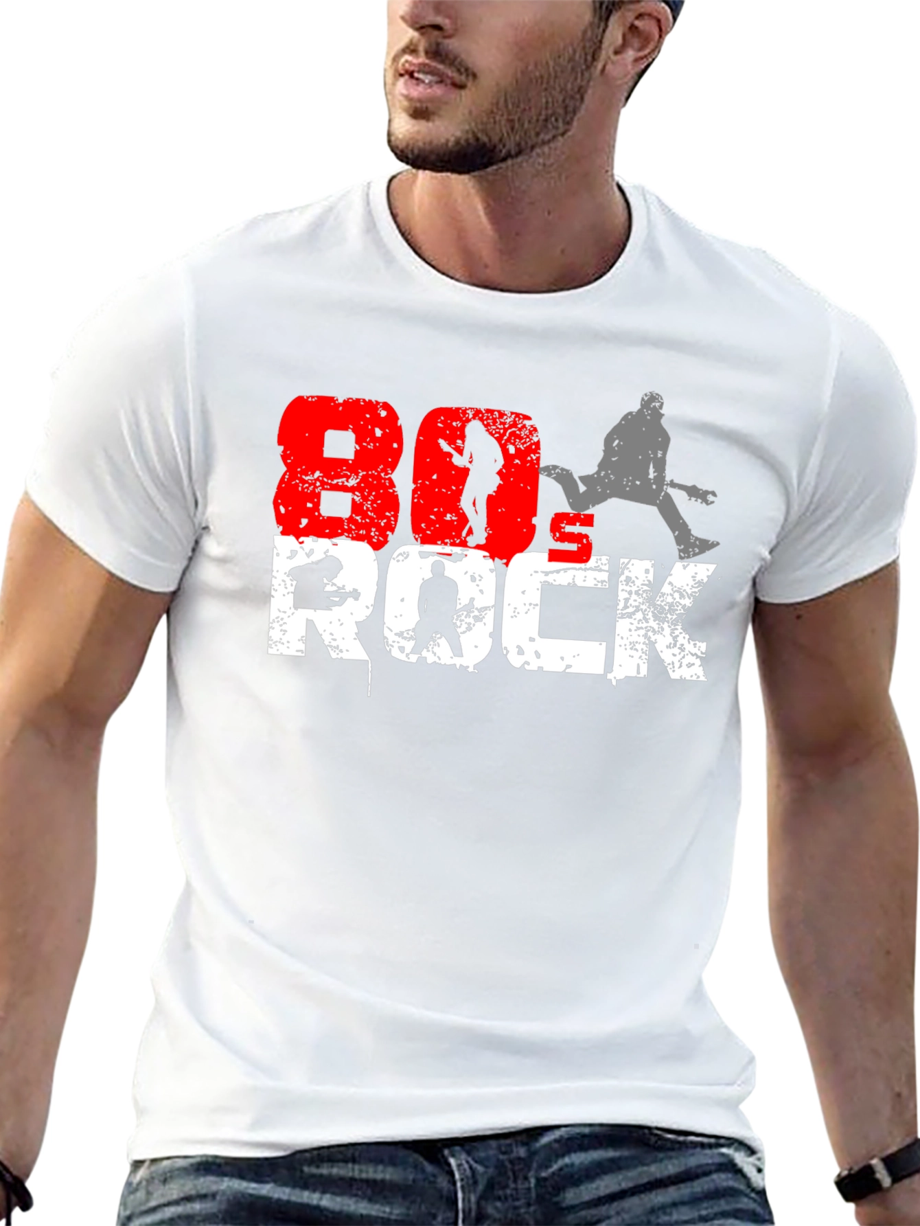 80s Rock Graphic T-Shirt - Retro Music Tee
