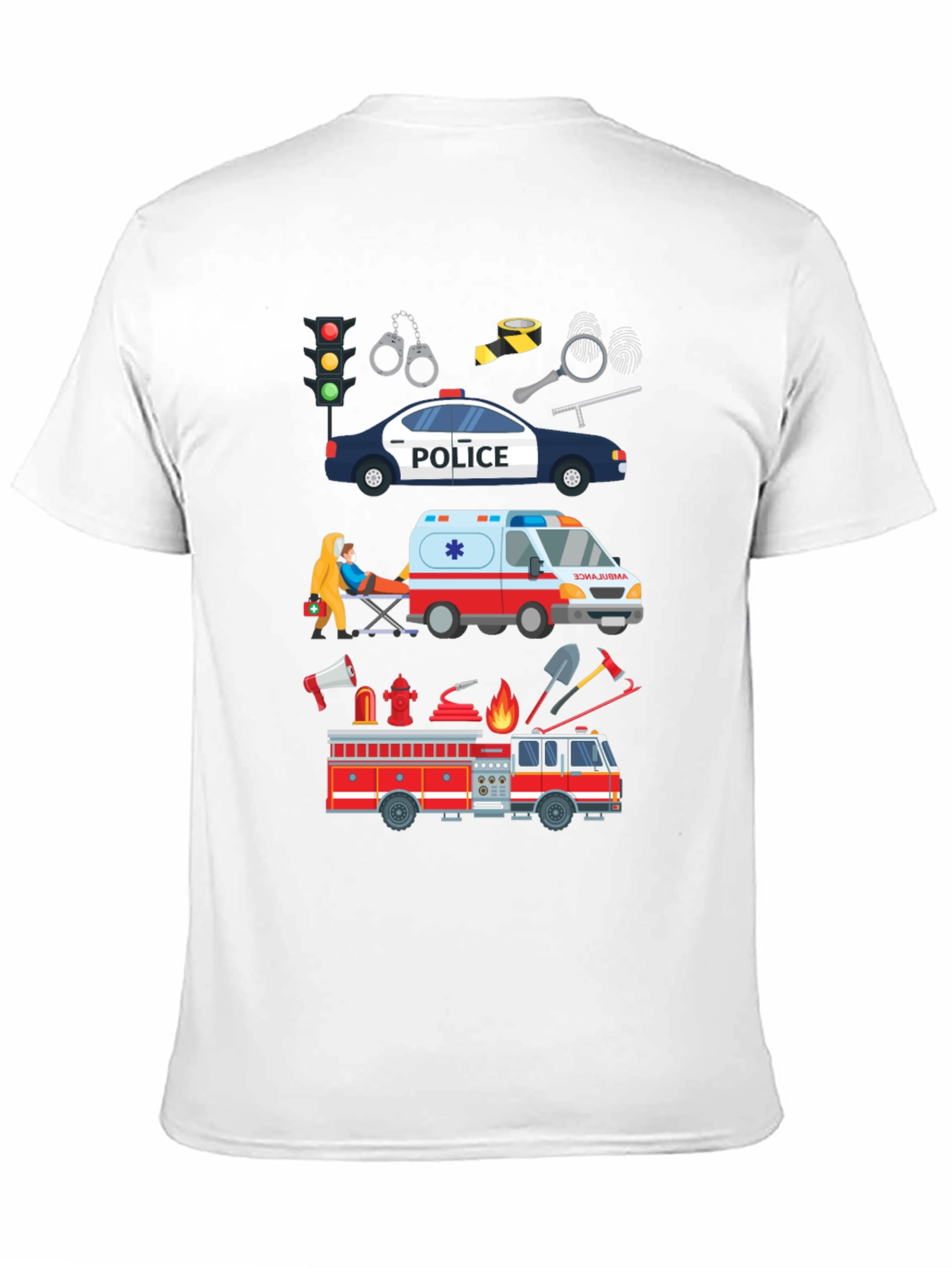 Emergency Vehicle Graphic T-Shirt