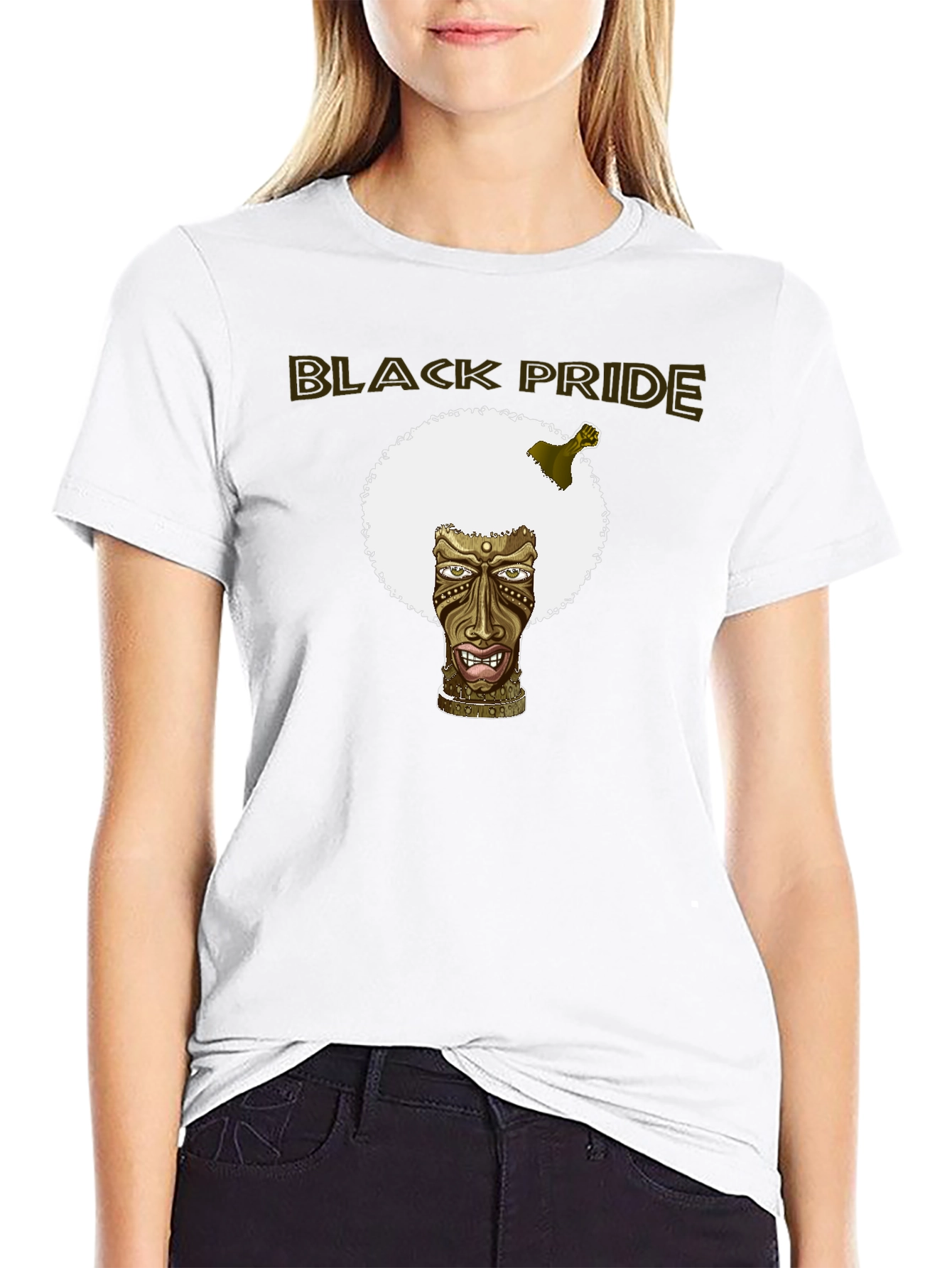 Black Pride Graphic Tee - Afro Tiki
