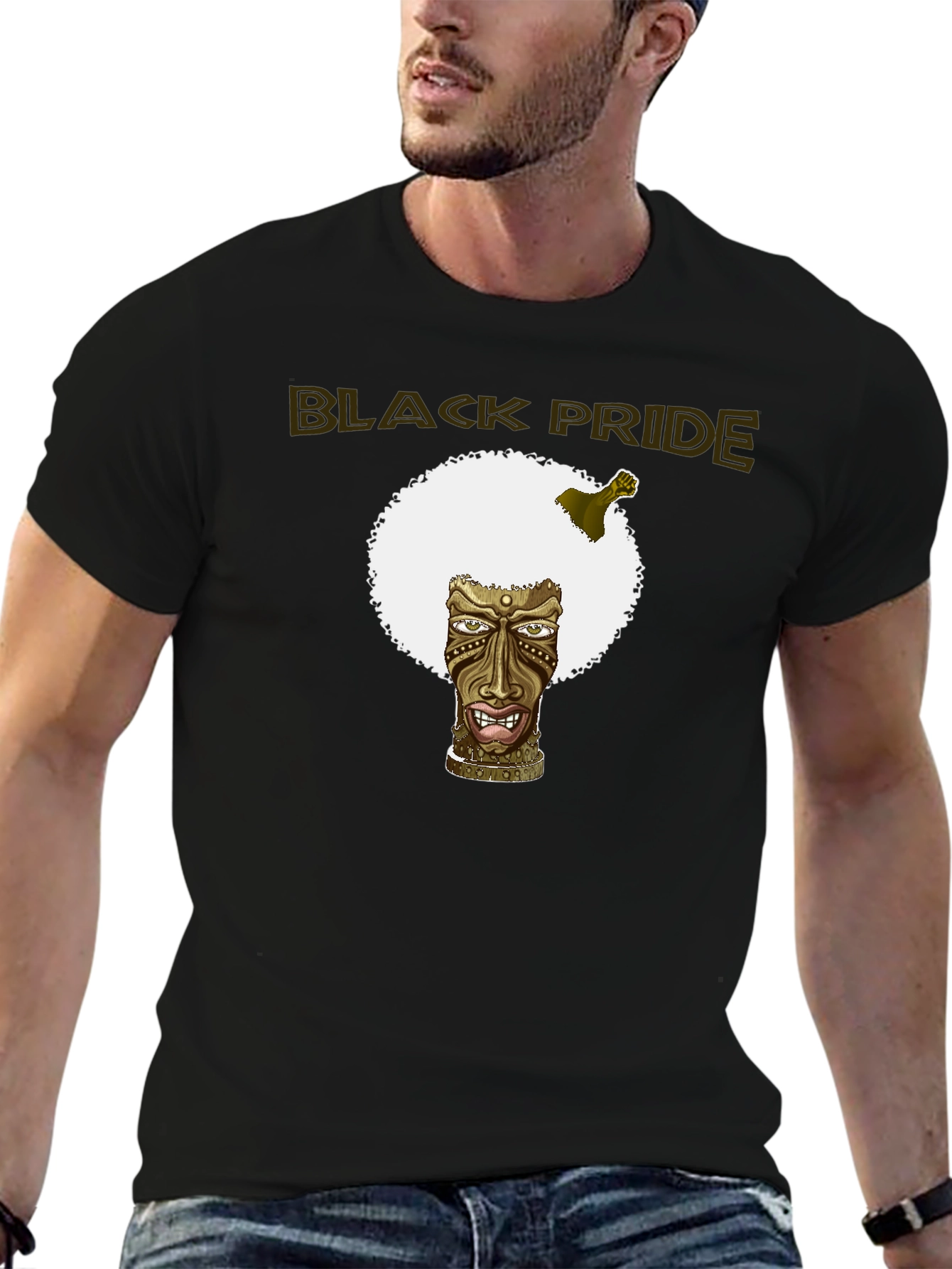 Black Pride Graphic Tee - Afro Tiki