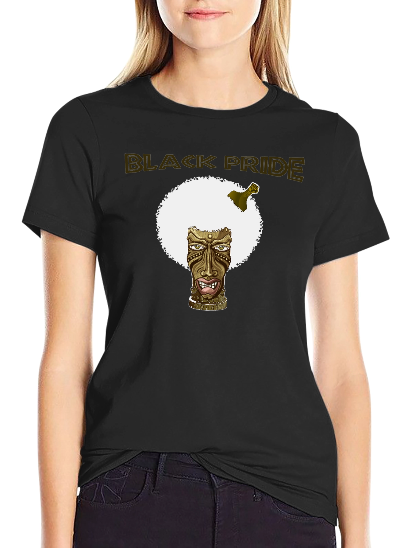 Black Pride Graphic Tee - Afro Tiki