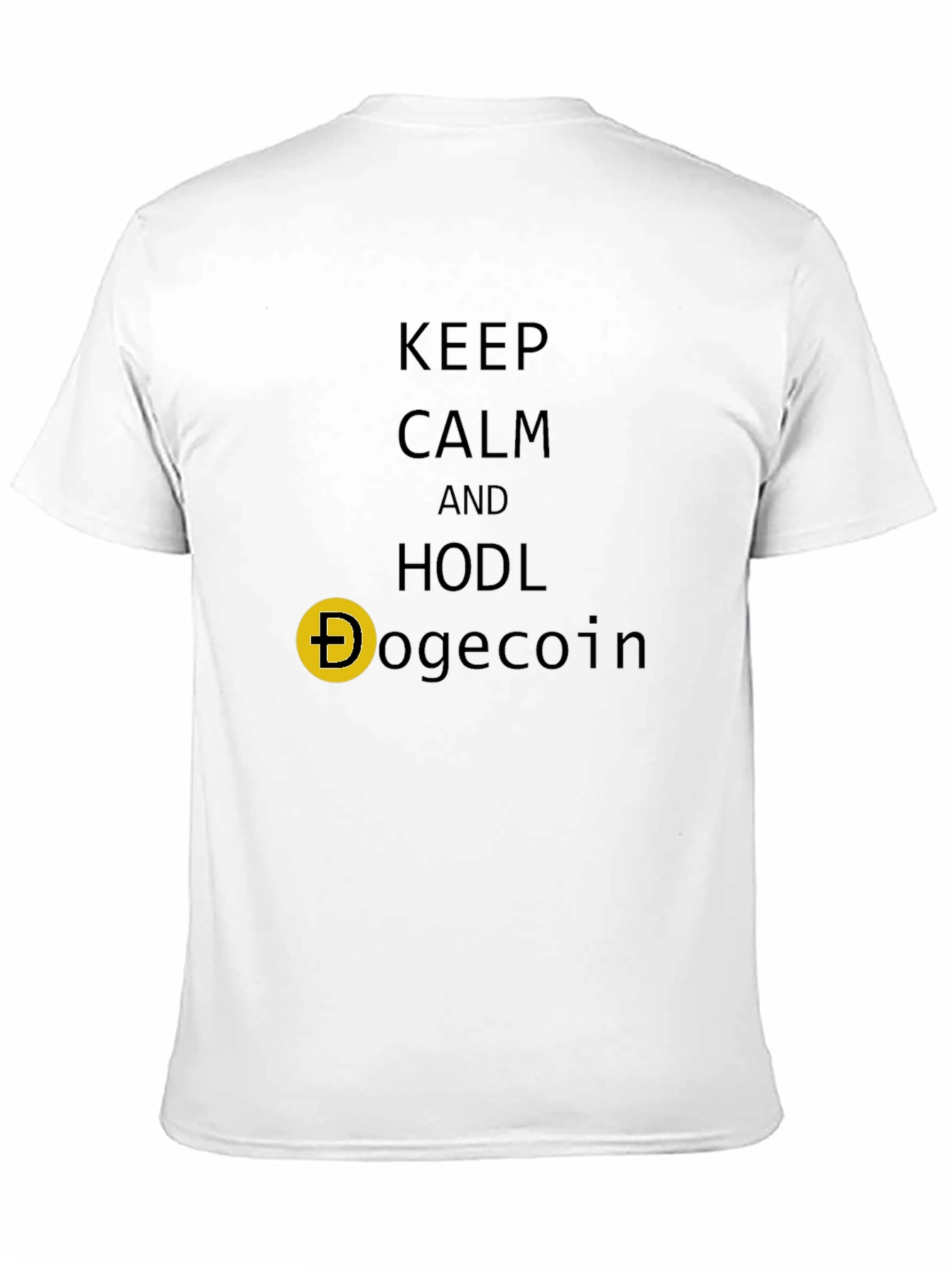 Keep Calm HODL Dogecoin Crypto T-Shirt