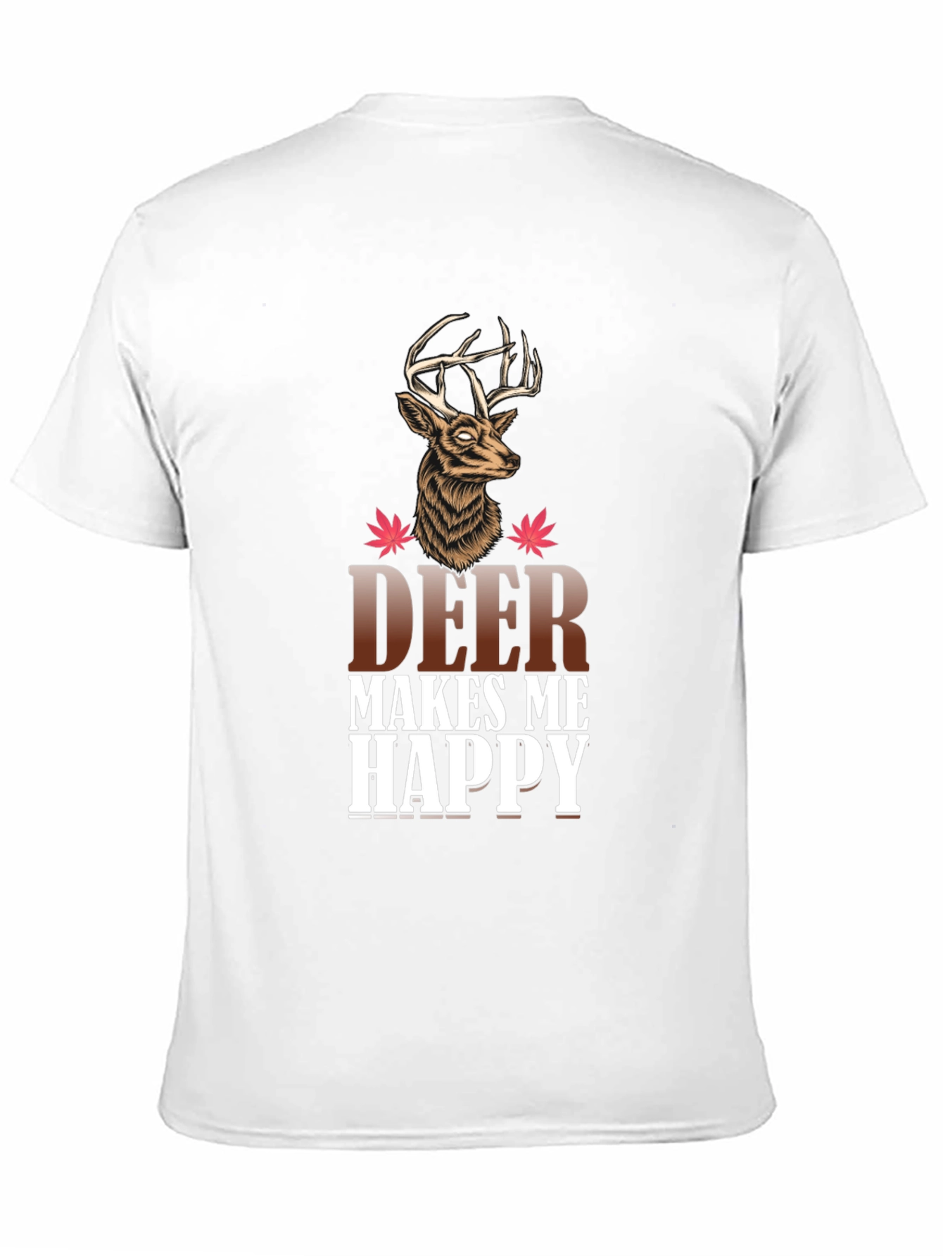 Deer Makes Me Happy Graphic Tee