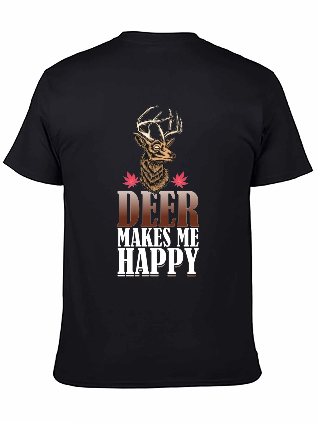 Deer Makes Me Happy Graphic Tee