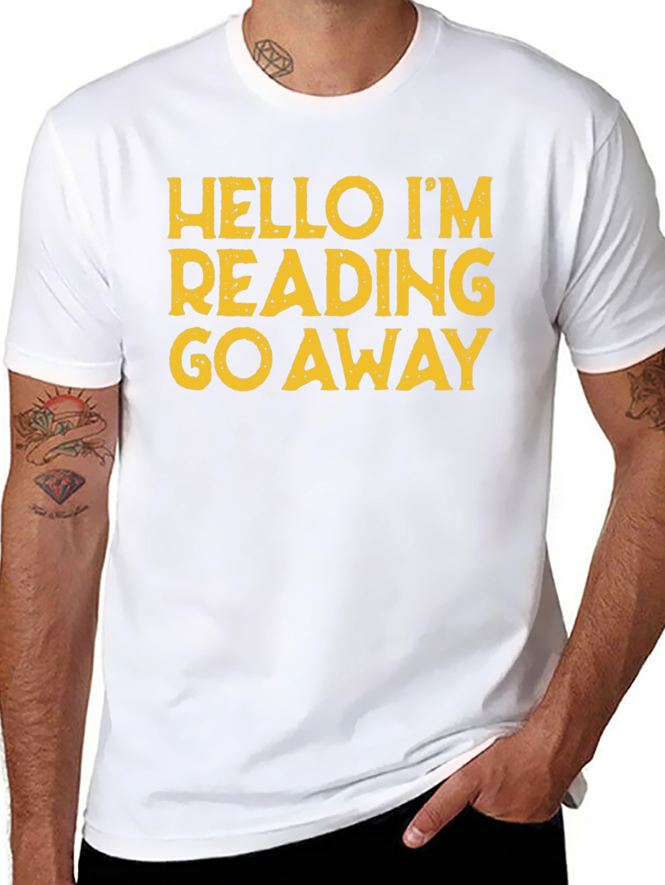 Hello Im Reading Go Away T-Shirt