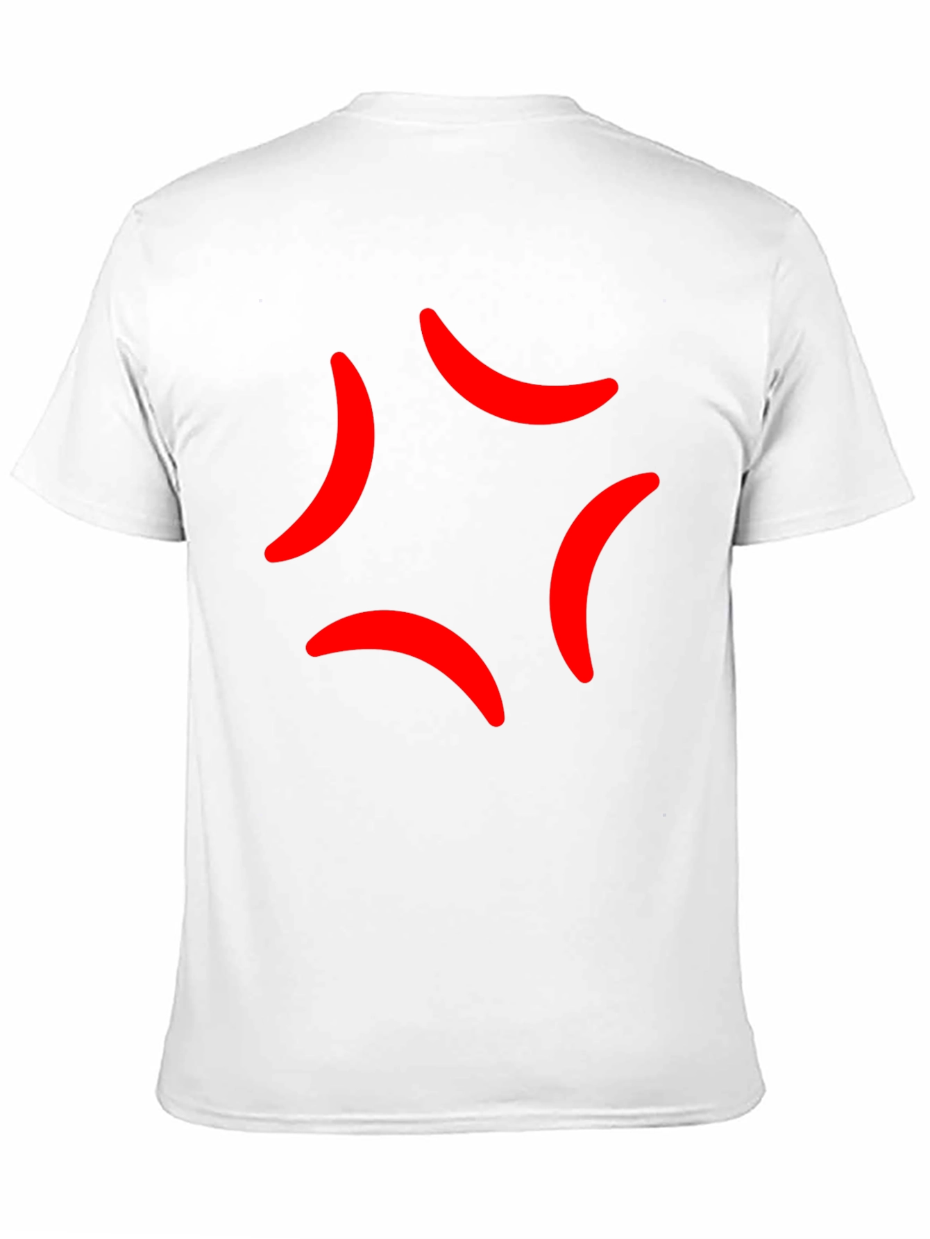 Anger Mark Emoji Black T-Shirt