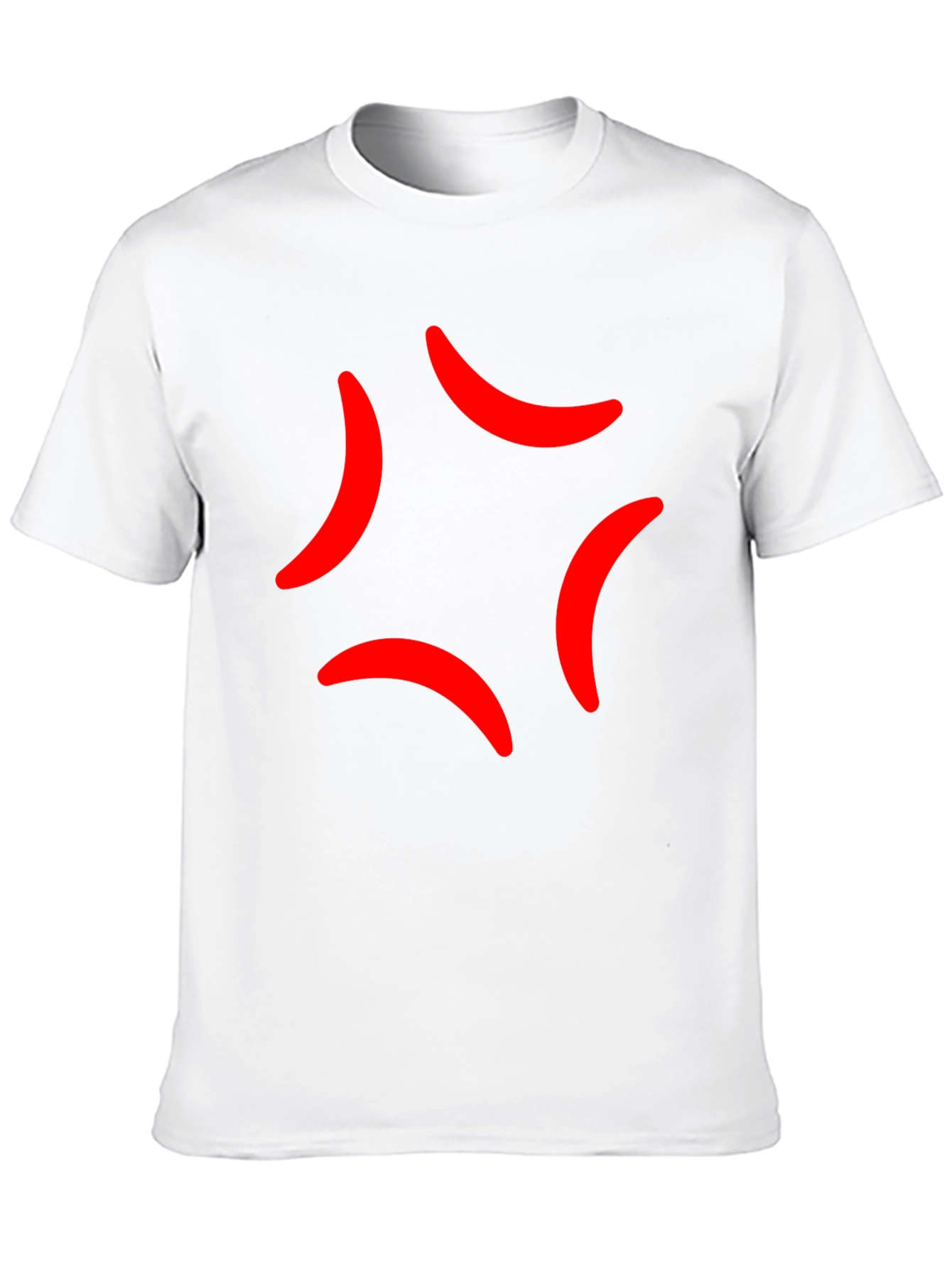 Anger Mark Emoji Black T-Shirt