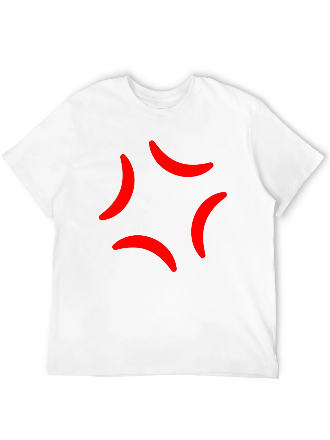 Anger Mark Emoji Black T-Shirt