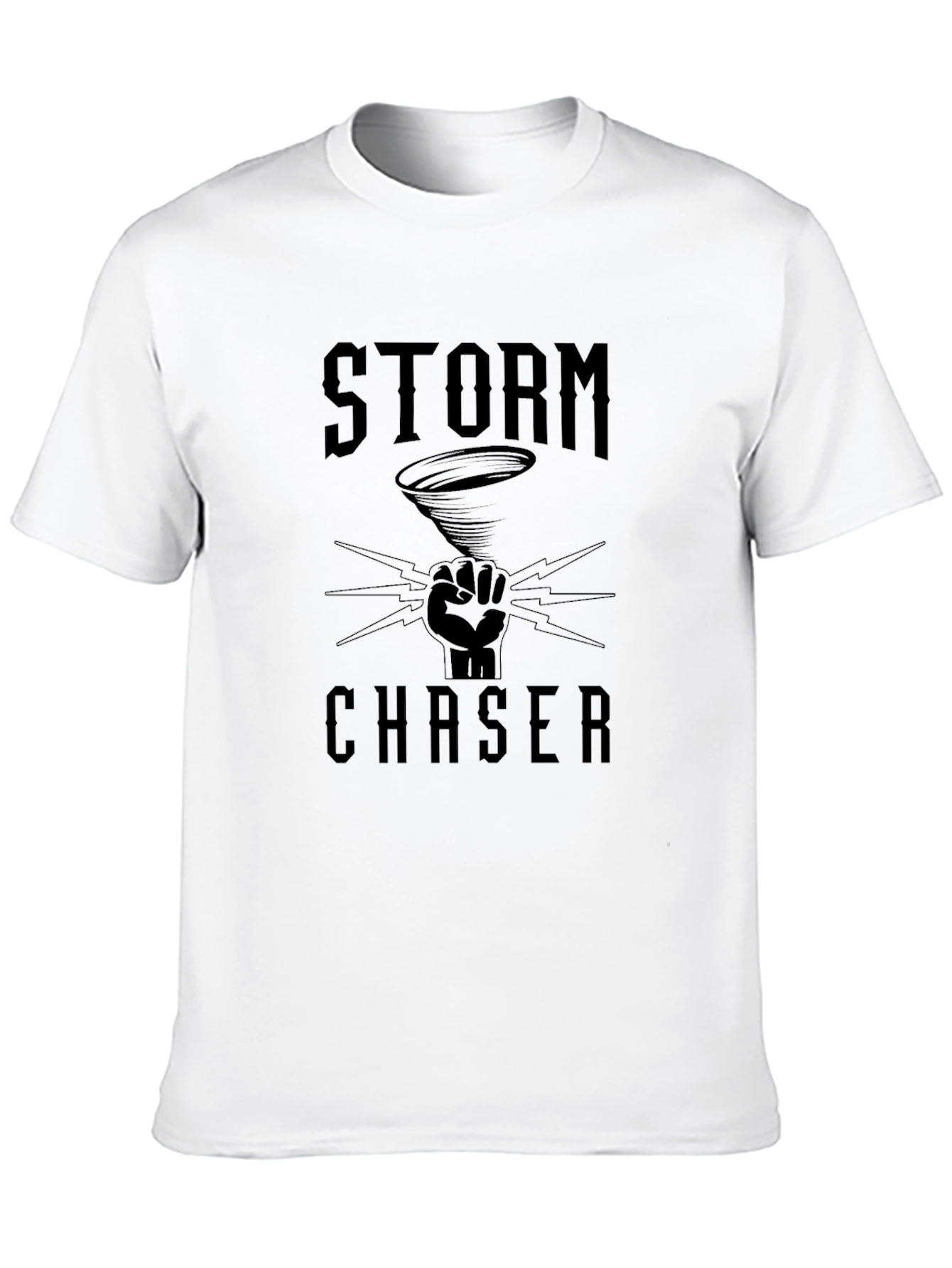 Storm Chaser Black Graphic Tee
