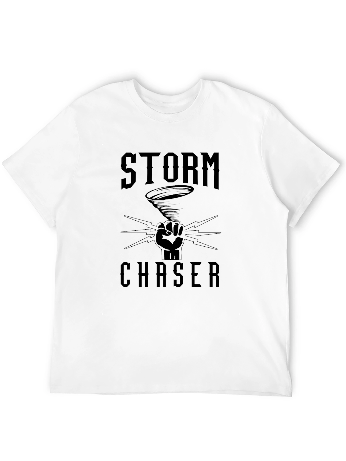Storm Chaser Black Graphic Tee