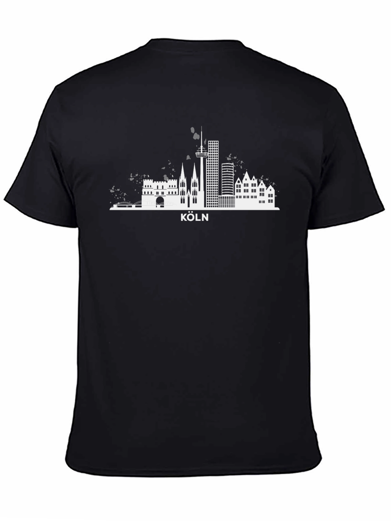 Cologne Skyline Black T-Shirt