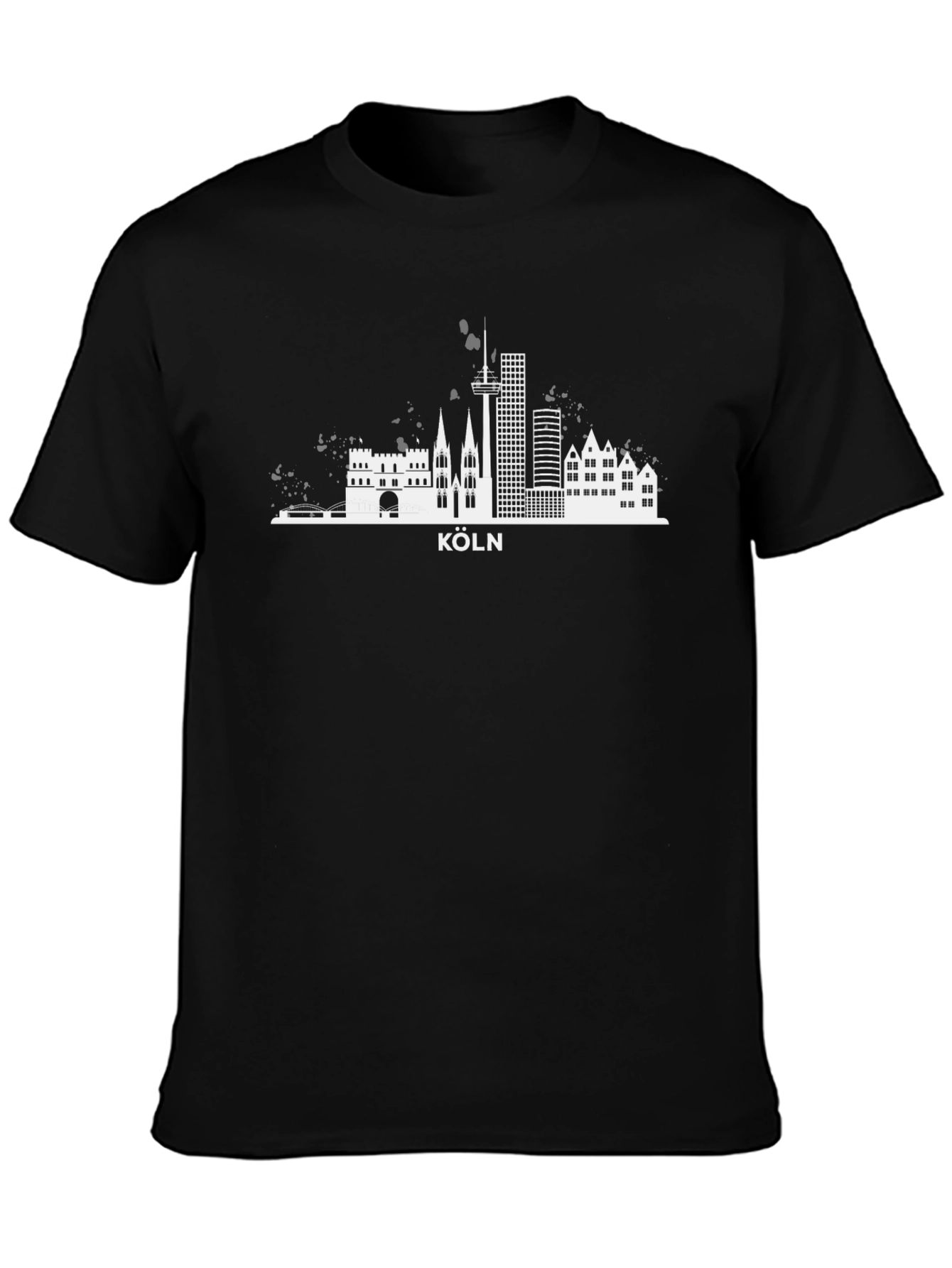 Cologne Skyline Black T-Shirt