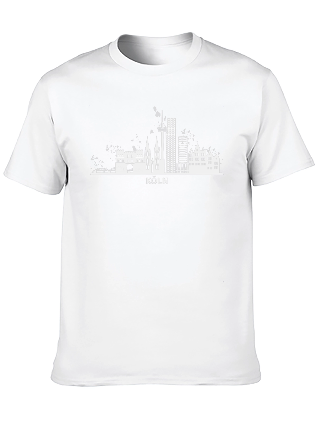 Cologne Skyline Black T-Shirt