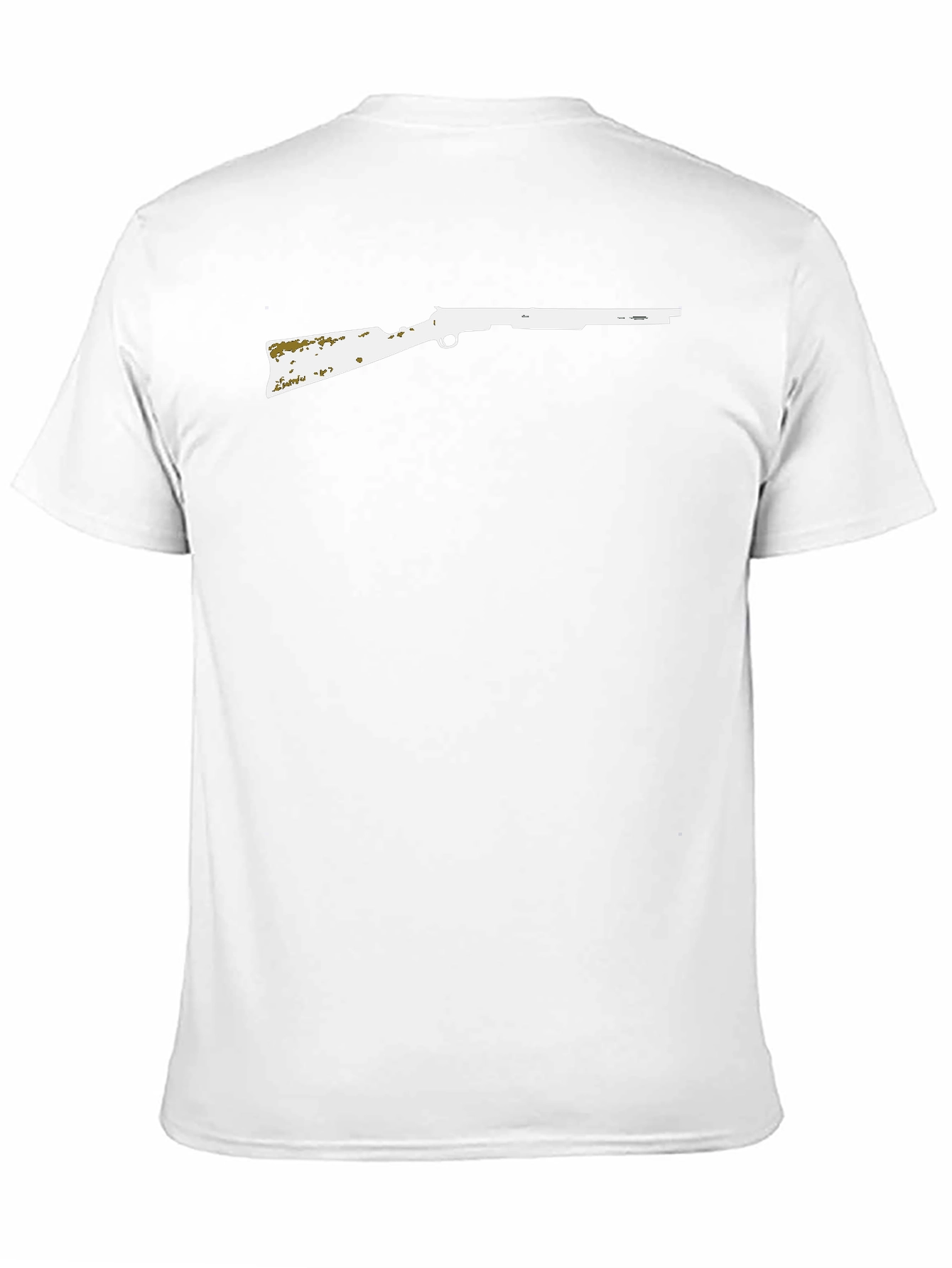 Rifle Graphic Tee - Black Crew Neck