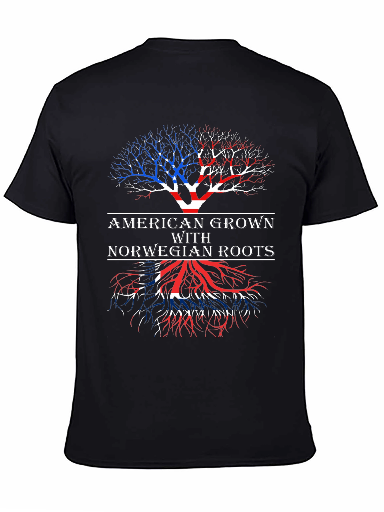 American Grown with Norwegian Roots T-Shirt