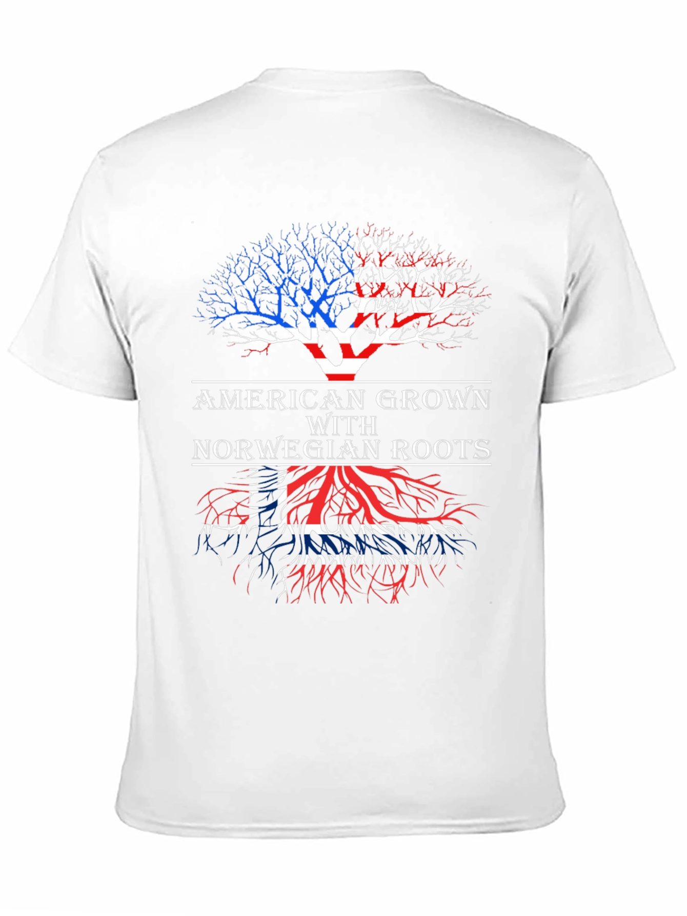 American Grown with Norwegian Roots T-Shirt