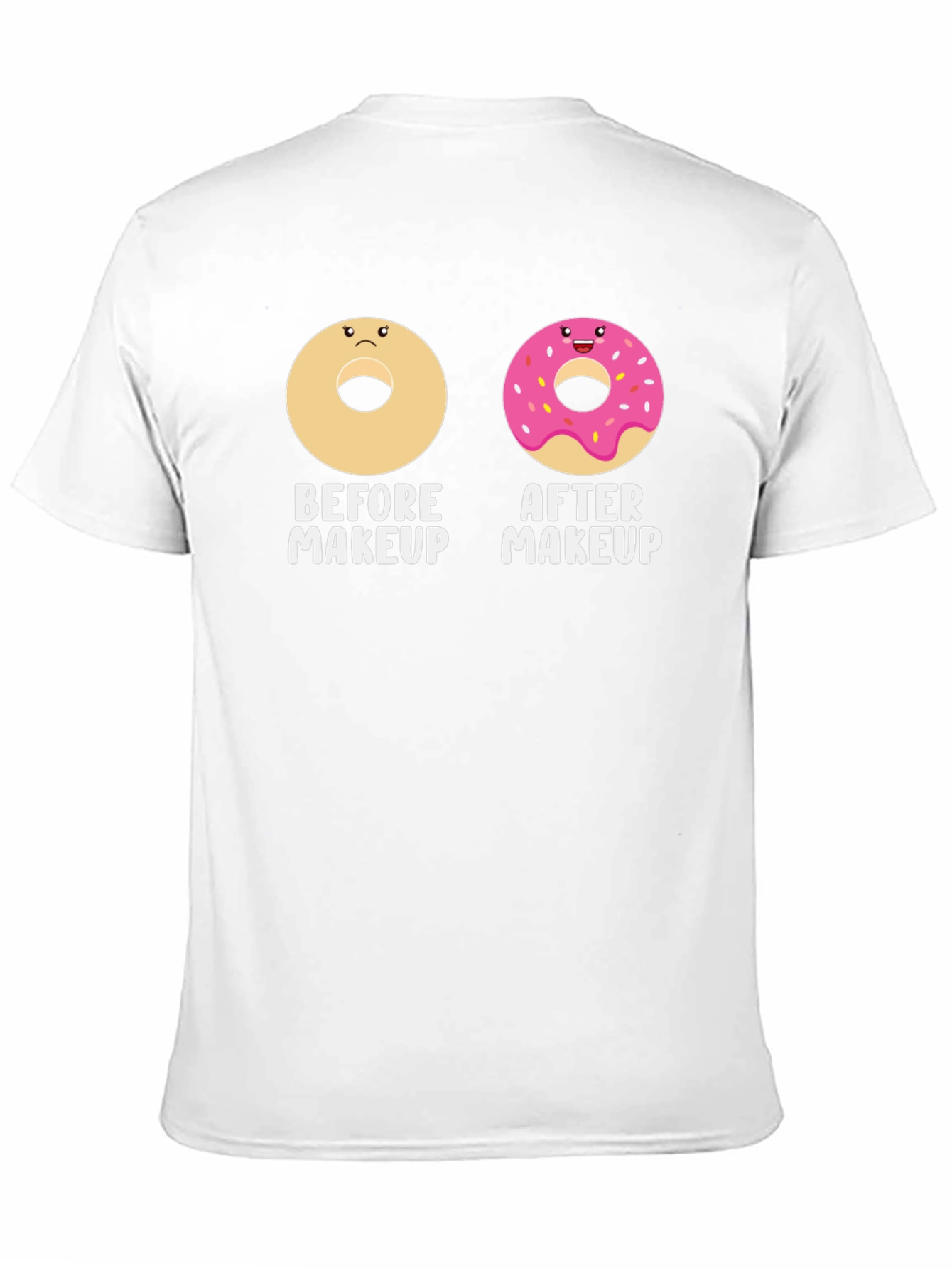 Funny Donut Makeup T-Shirt
