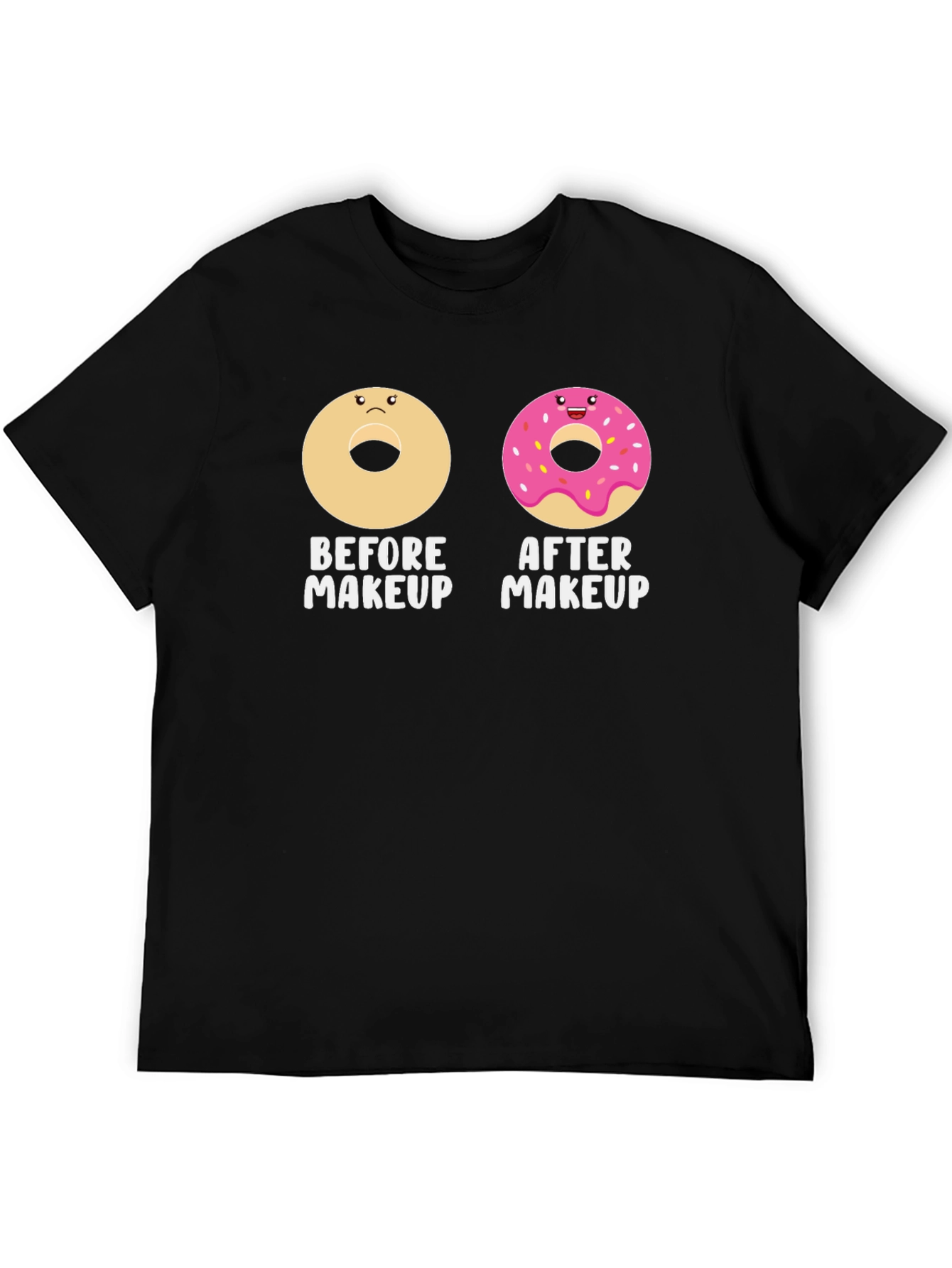 Funny Donut Makeup T-Shirt