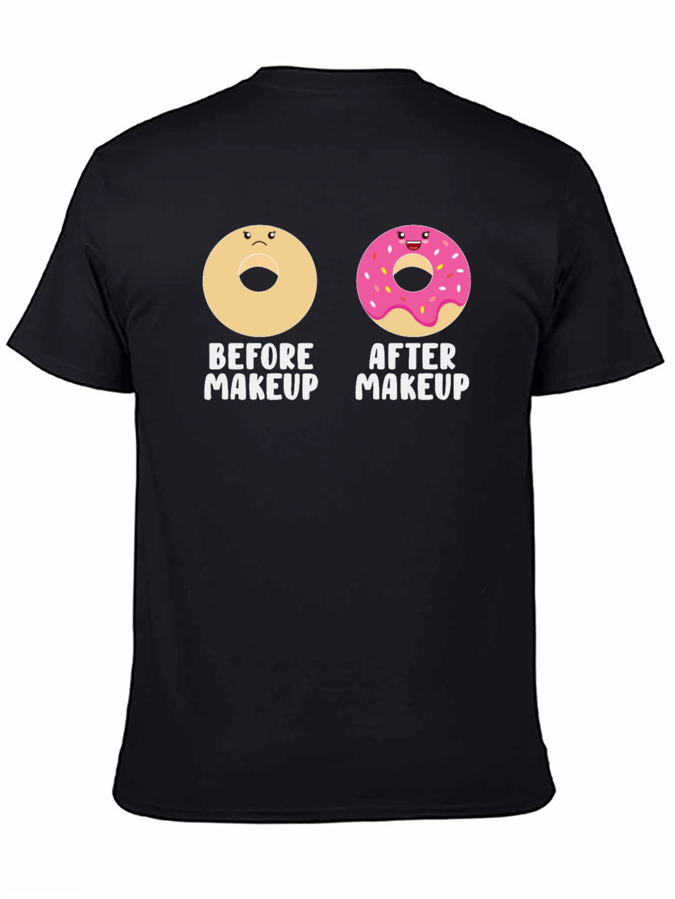 Funny Donut Makeup T-Shirt