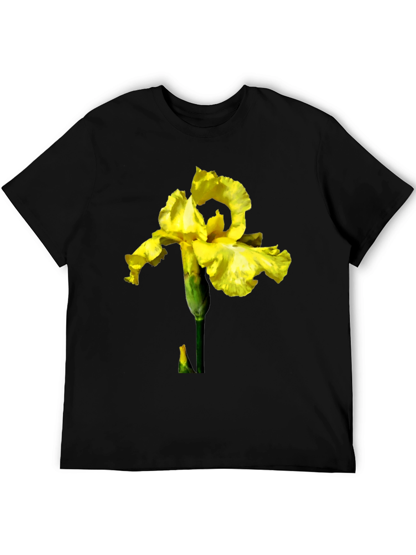 Yellow Iris Flower Graphic Tee