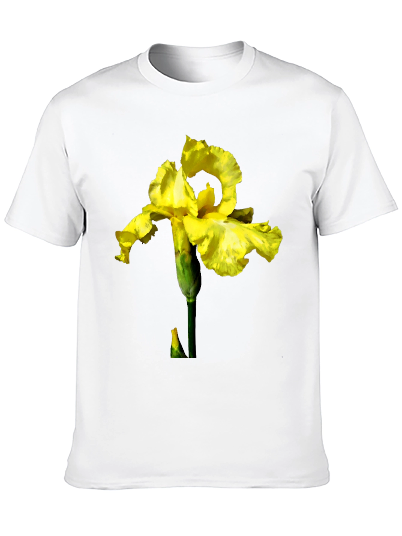 Yellow Iris Flower Graphic Tee