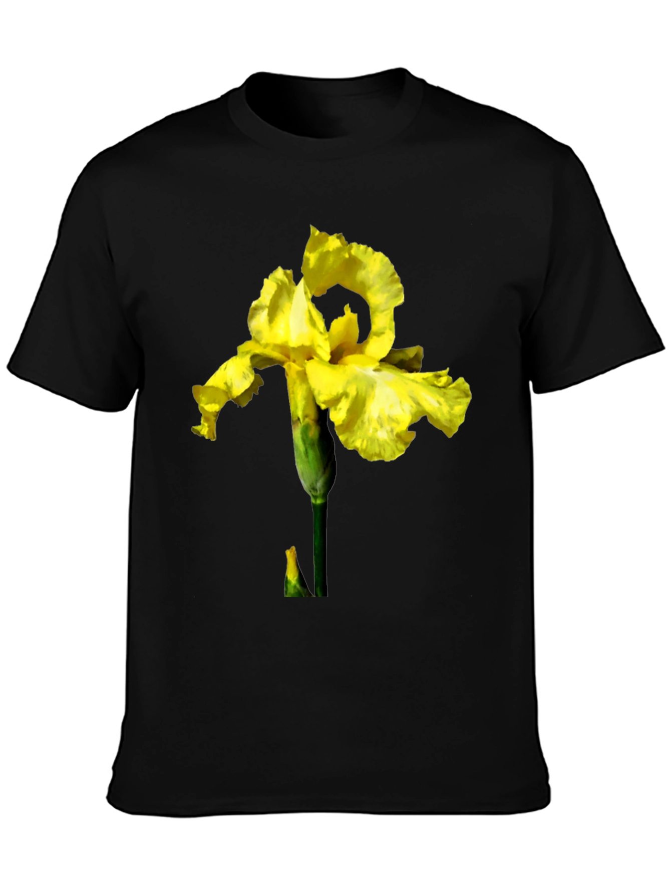 Yellow Iris Flower Graphic Tee