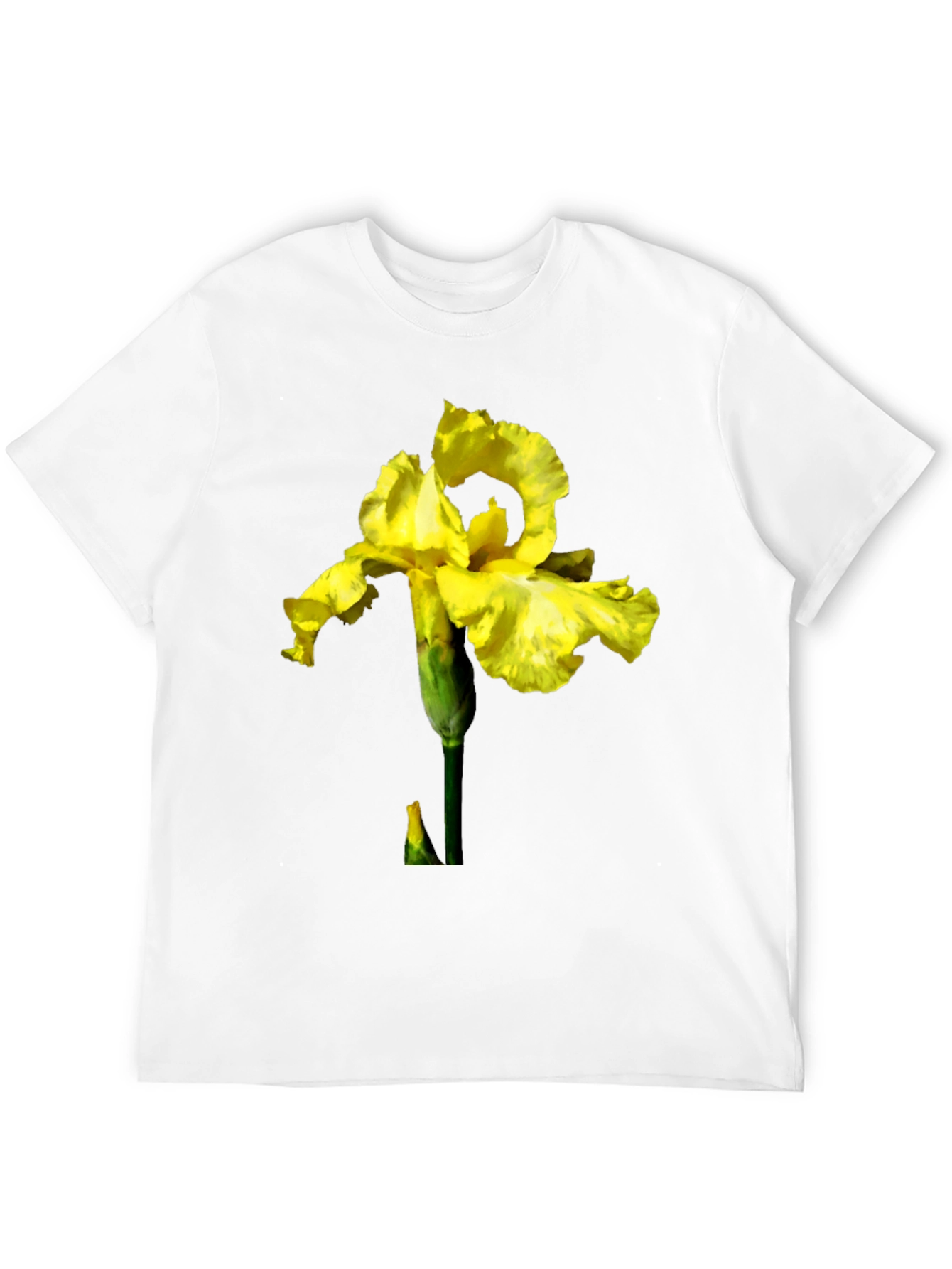 Yellow Iris Flower Graphic Tee