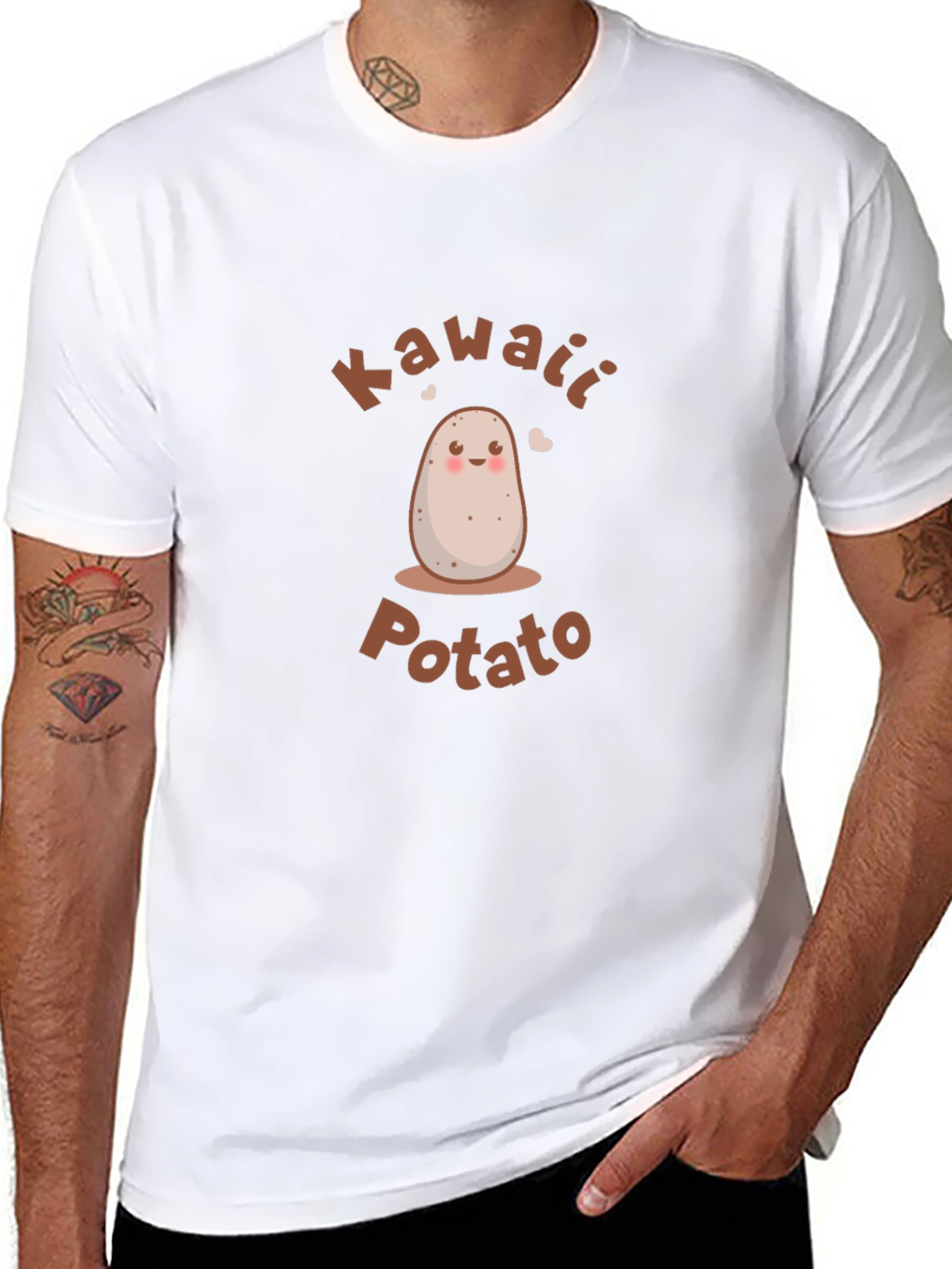 Kawaii Potato Graphic Tee - Unique Style