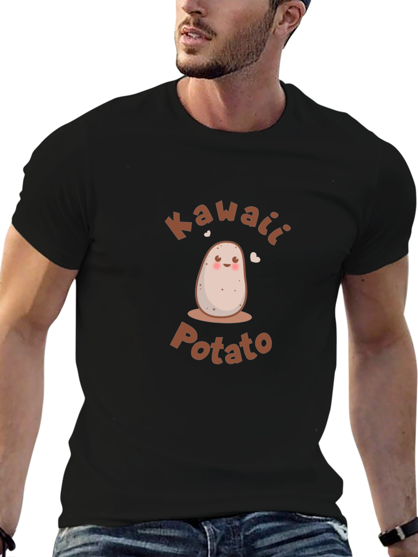 Kawaii Potato Graphic Tee - Unique Style