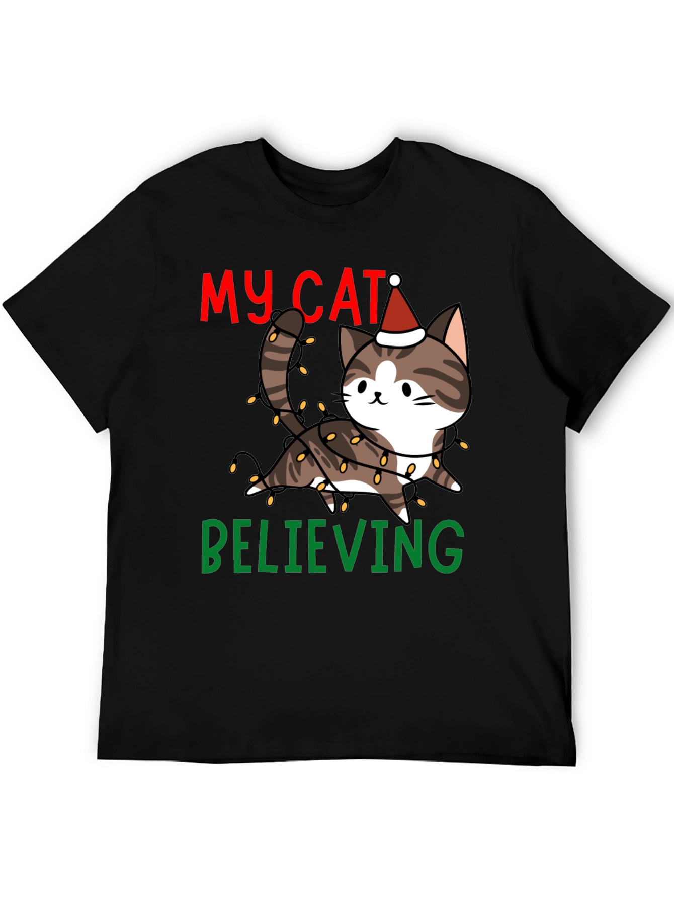 My Cat Believing Christmas T-Shirt