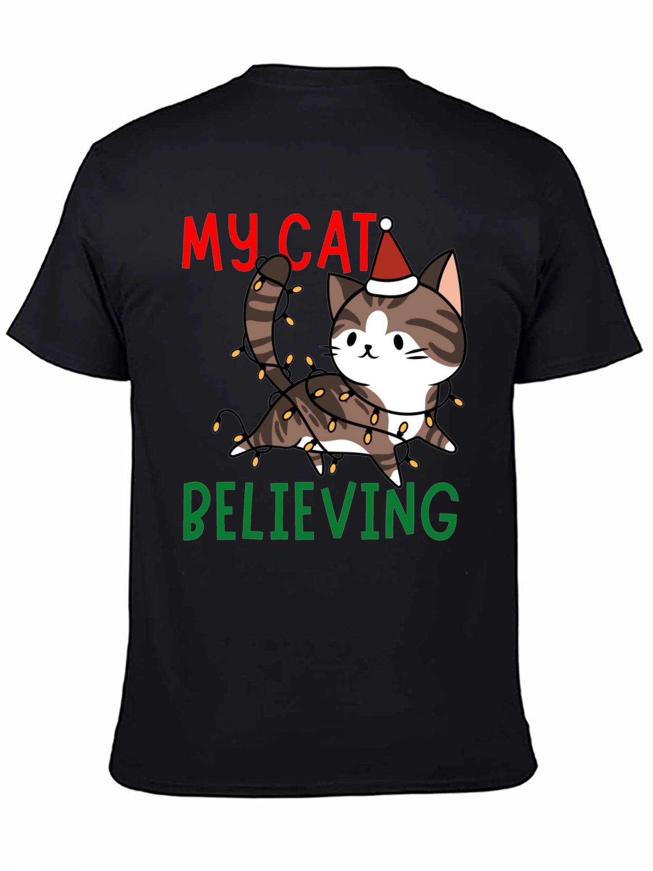 My Cat Believing Christmas T-Shirt