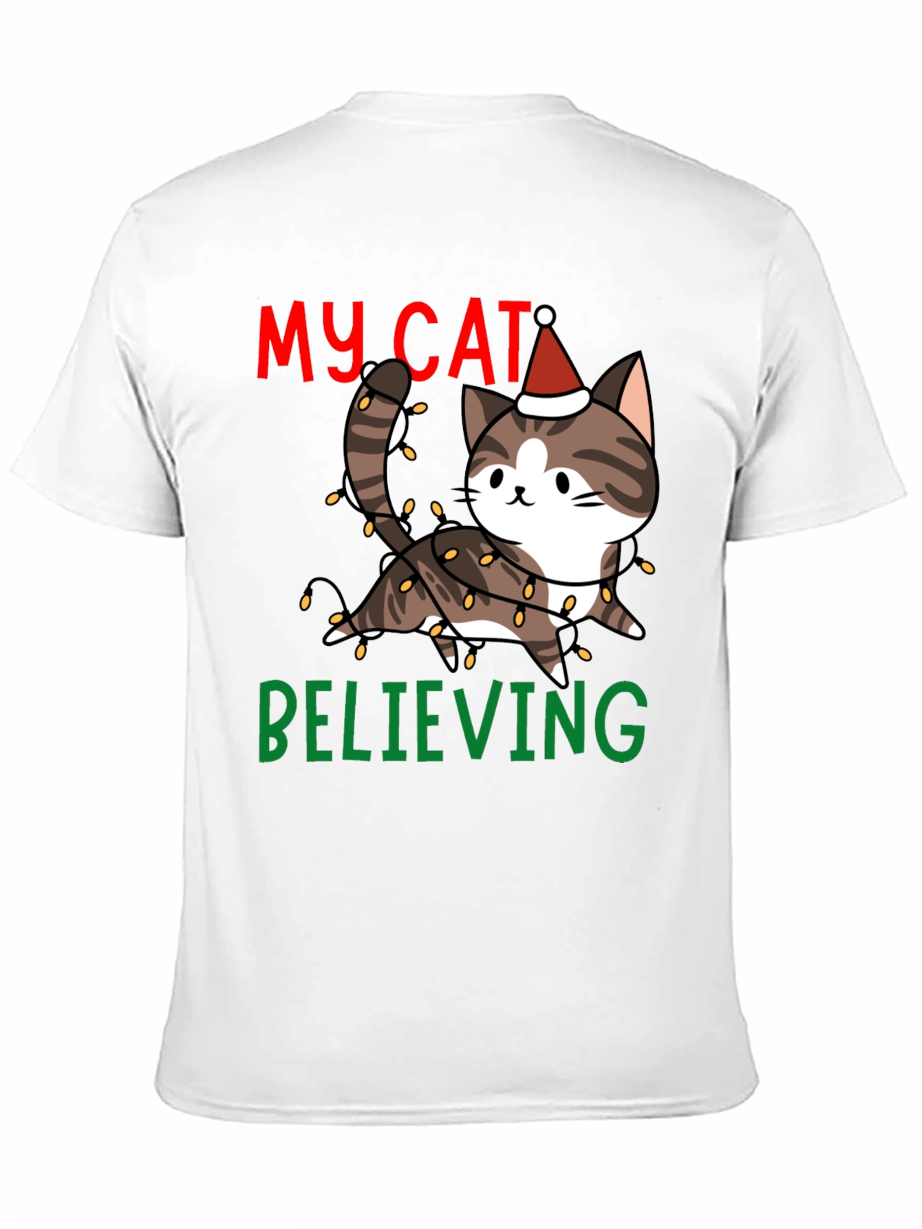 My Cat Believing Christmas T-Shirt